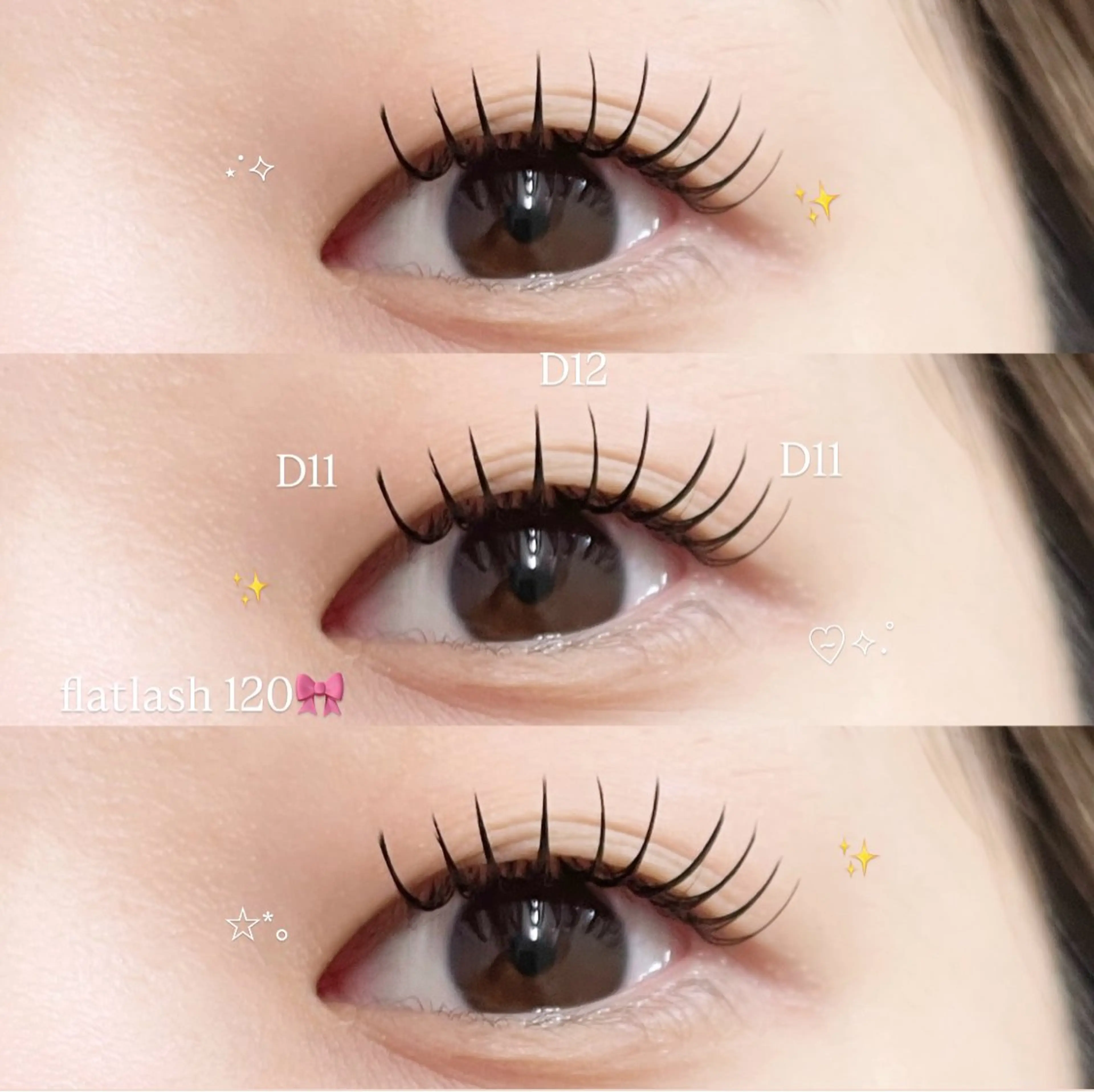 マツエク・マツパ Ren♡梅田┋束感 マツエク┋パリエクのマツエク・マツパデザイン