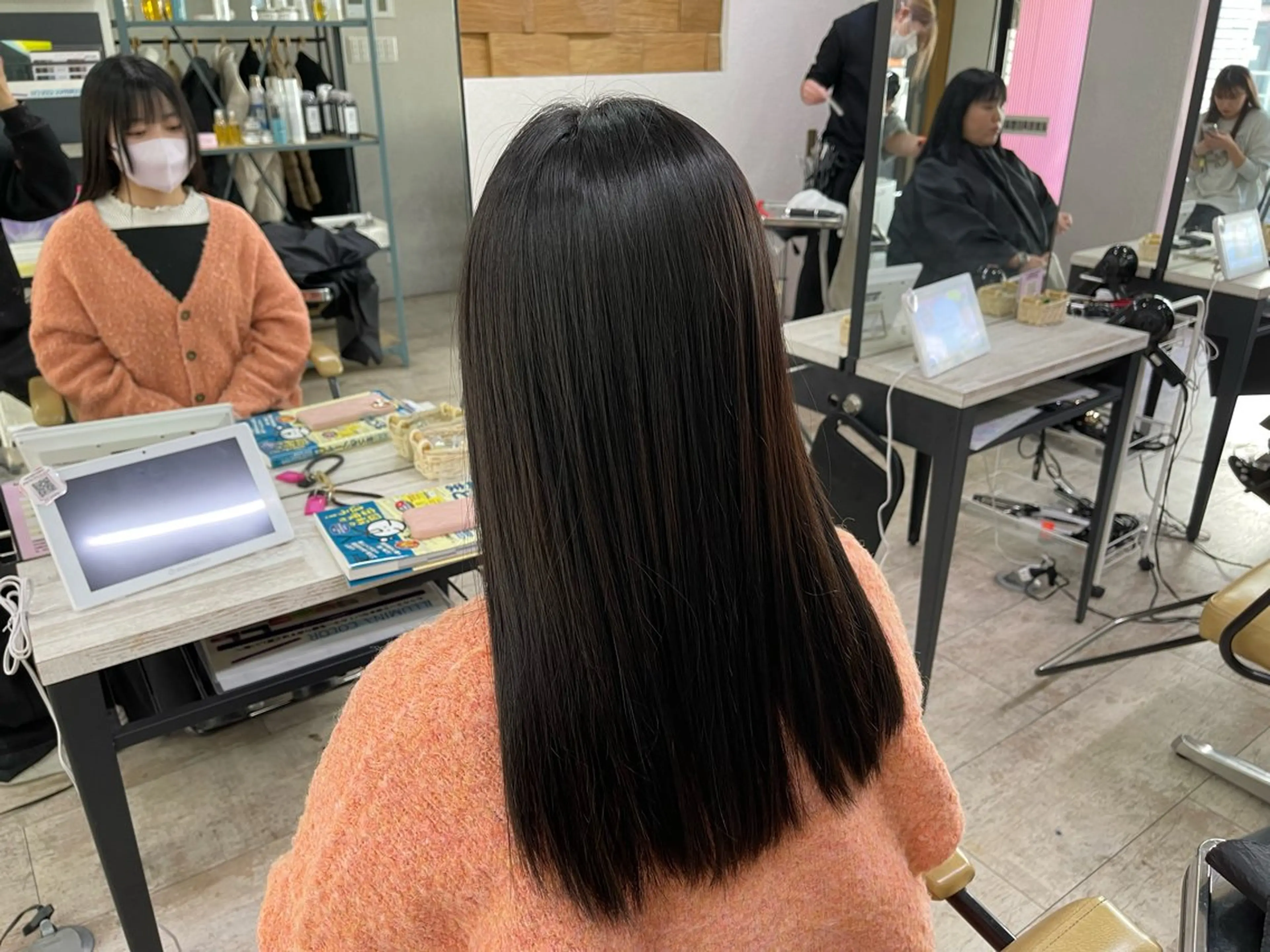 ロング 髪質改善 トリートメント カット トリートメント 🔥ブリーチカラー 槙川のヘアスタイル