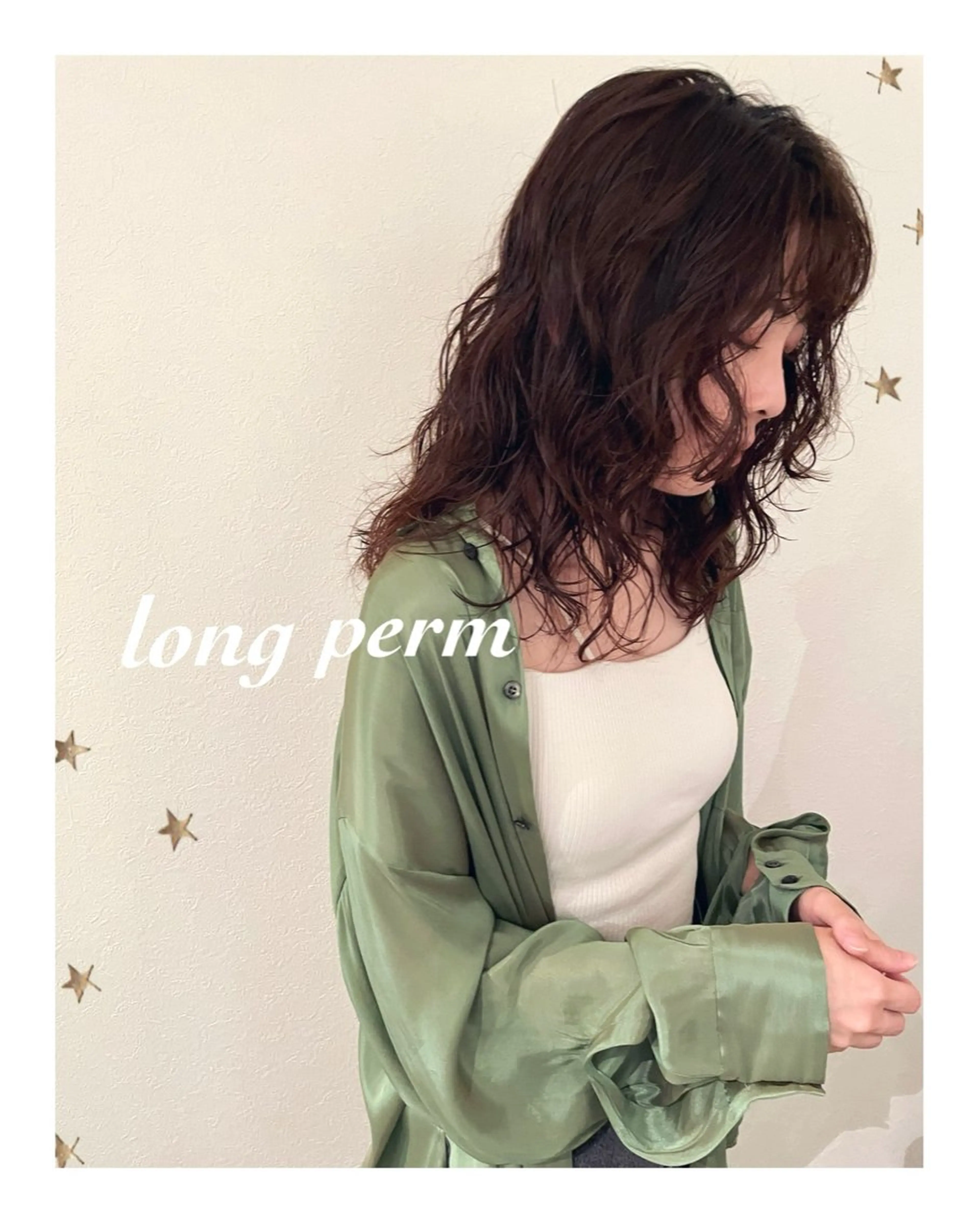 セミロング パーマ カット パーマ salon AKIRA所属・市川 千夏のヘアスタイル