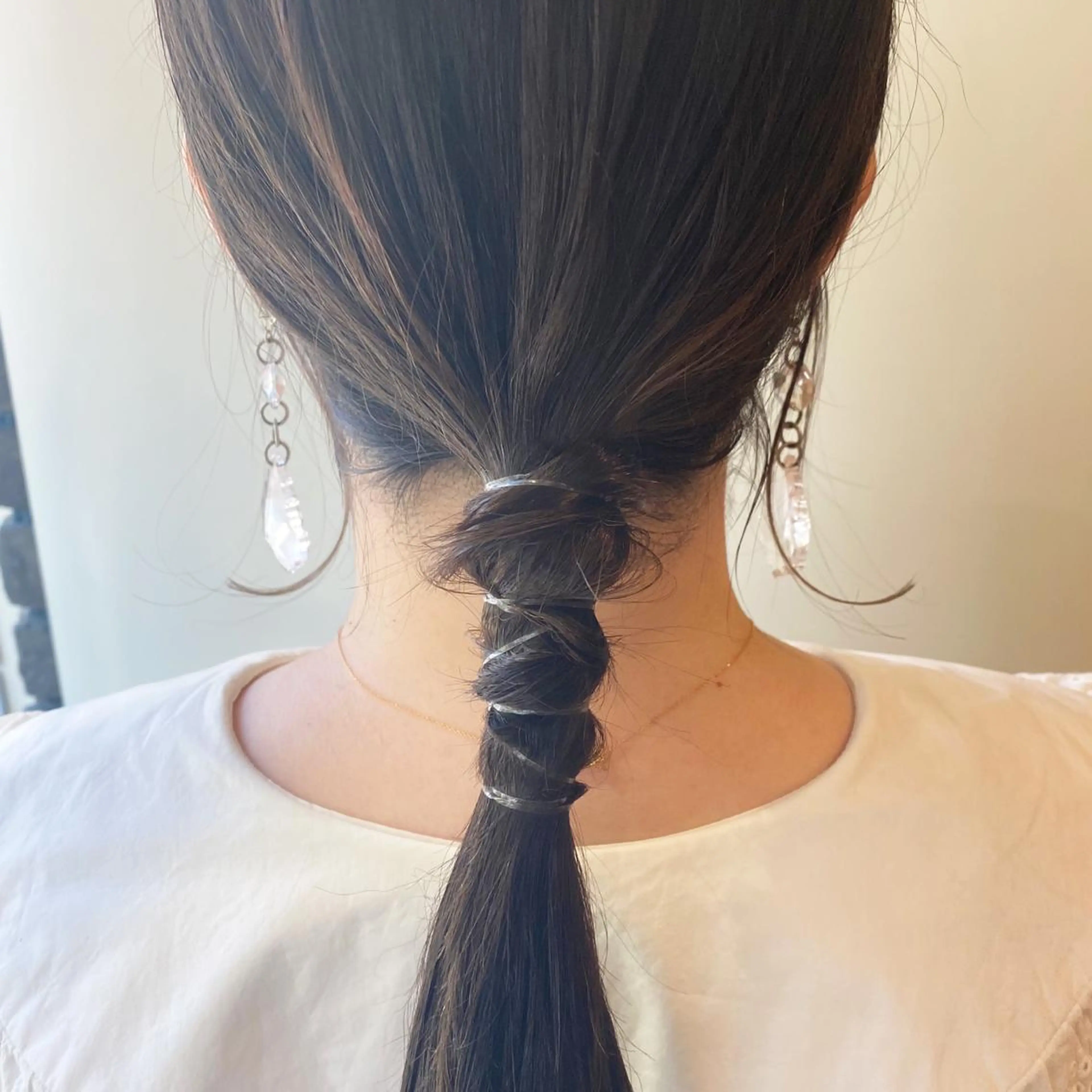 ミディアム カラー パーマ ヘアアレンジ 簡単アレンジ GIVET (ジヴェ)所属・撮影モデル募集 🦋soemikaのヘアスタイル