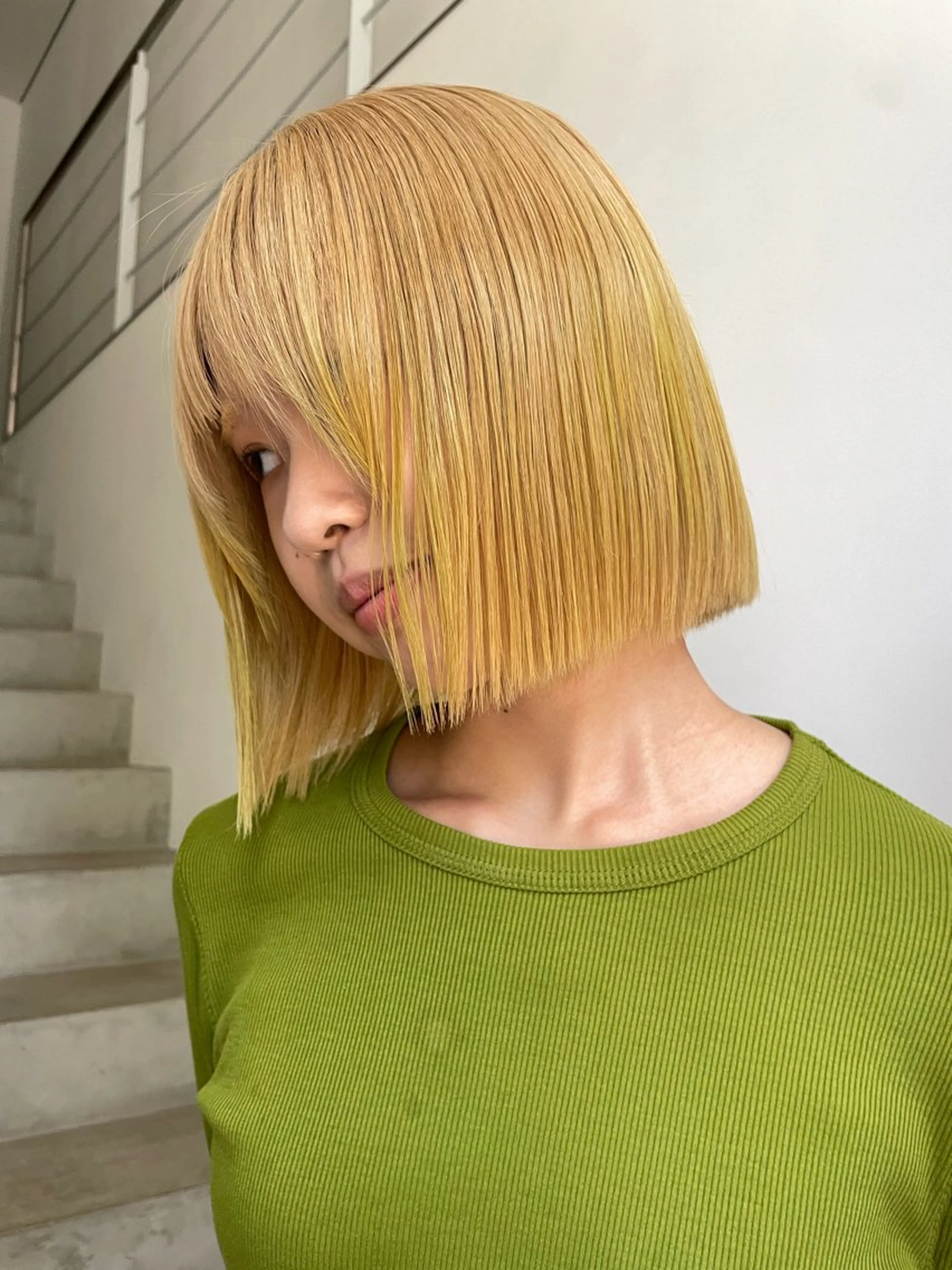 カラー ミユ/ショート/ カットモデル/名東区のヘアスタイル