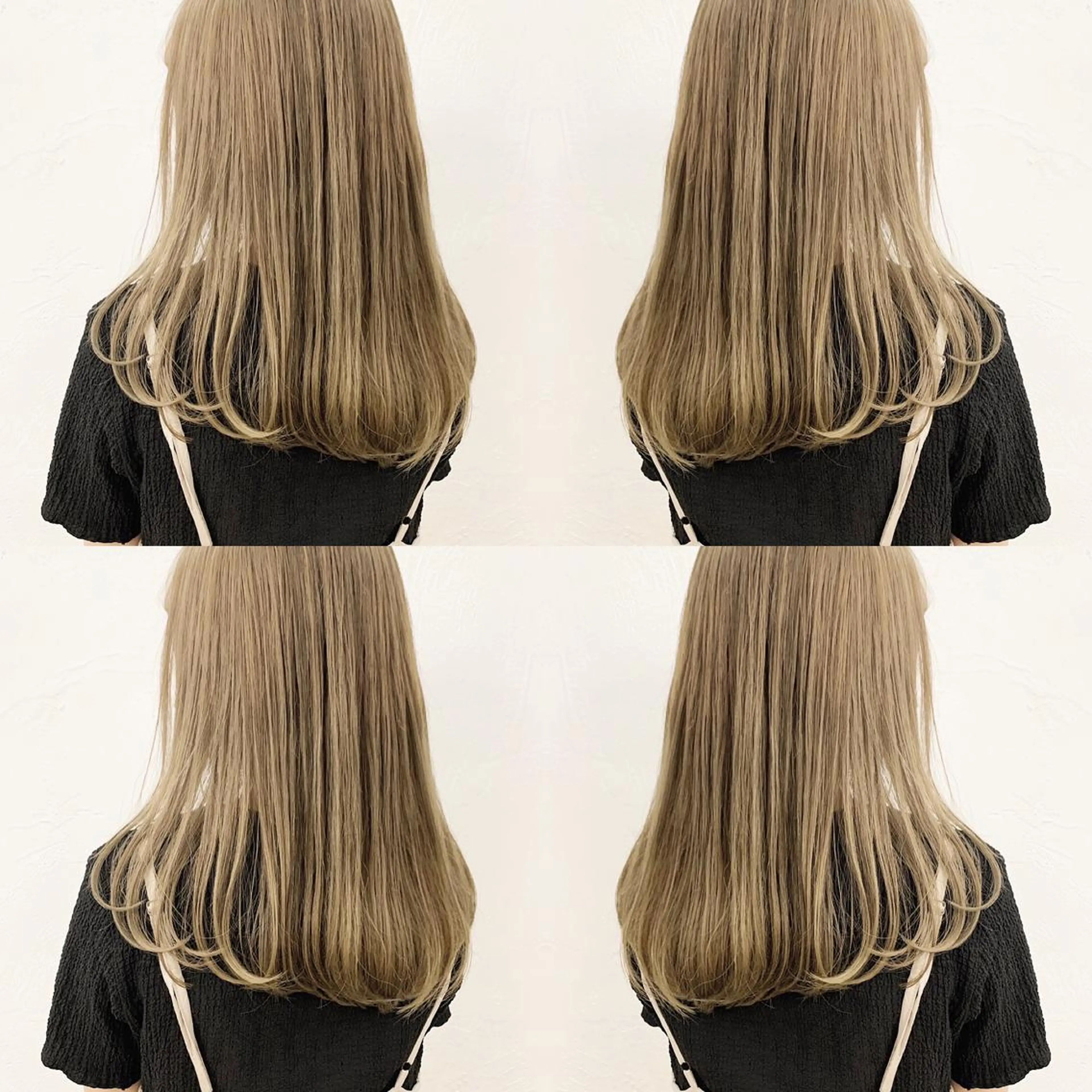 セミロング カラー ヘアアレンジ ネイル マツエク・マツパ ヘアカラー トリートメント ハイトーン&暗髪🔥 表参道二刀流マエダのヘアスタイル