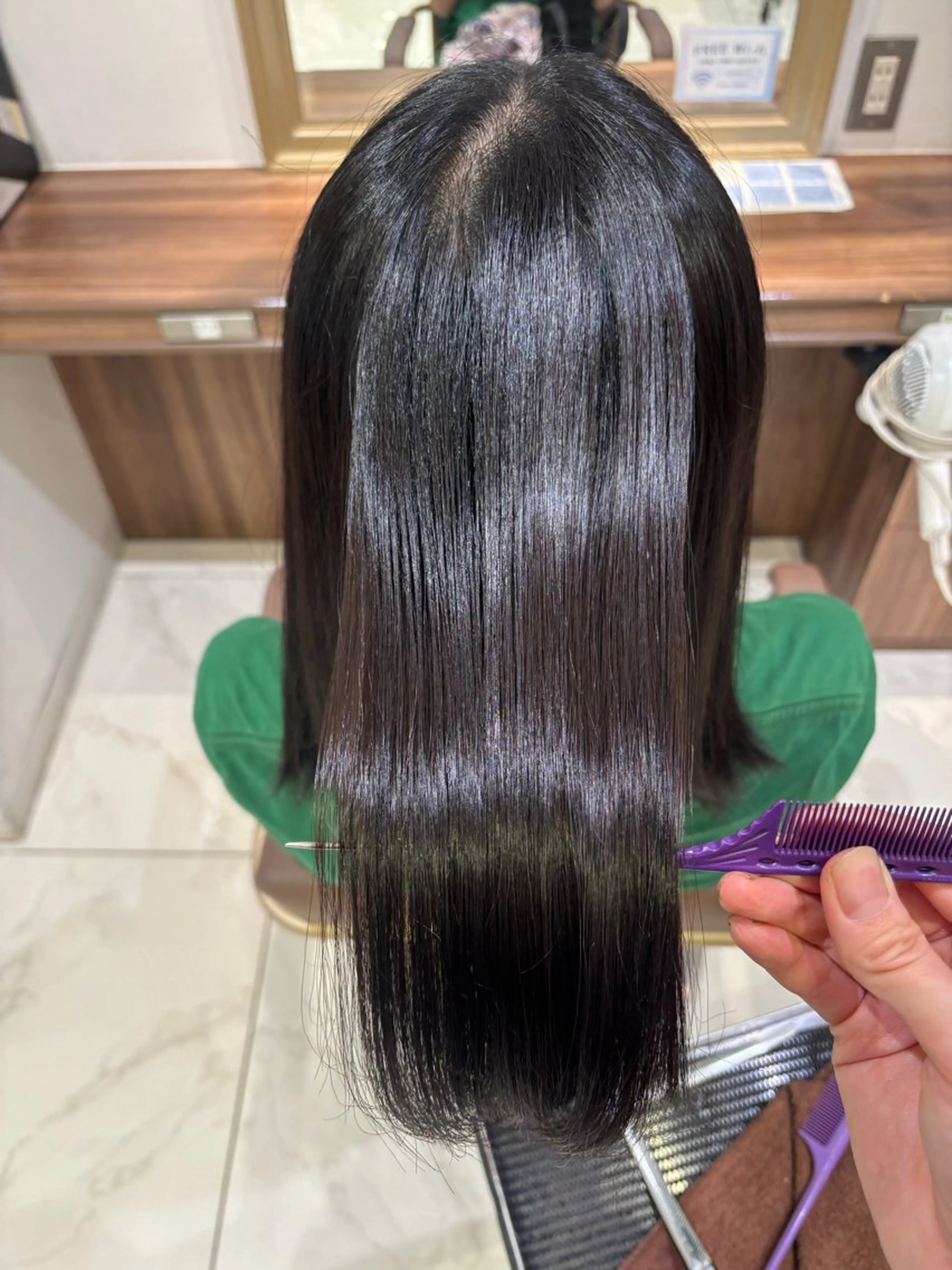 ミディアム 髪質改善カラー 🦋さきねのヘアスタイル