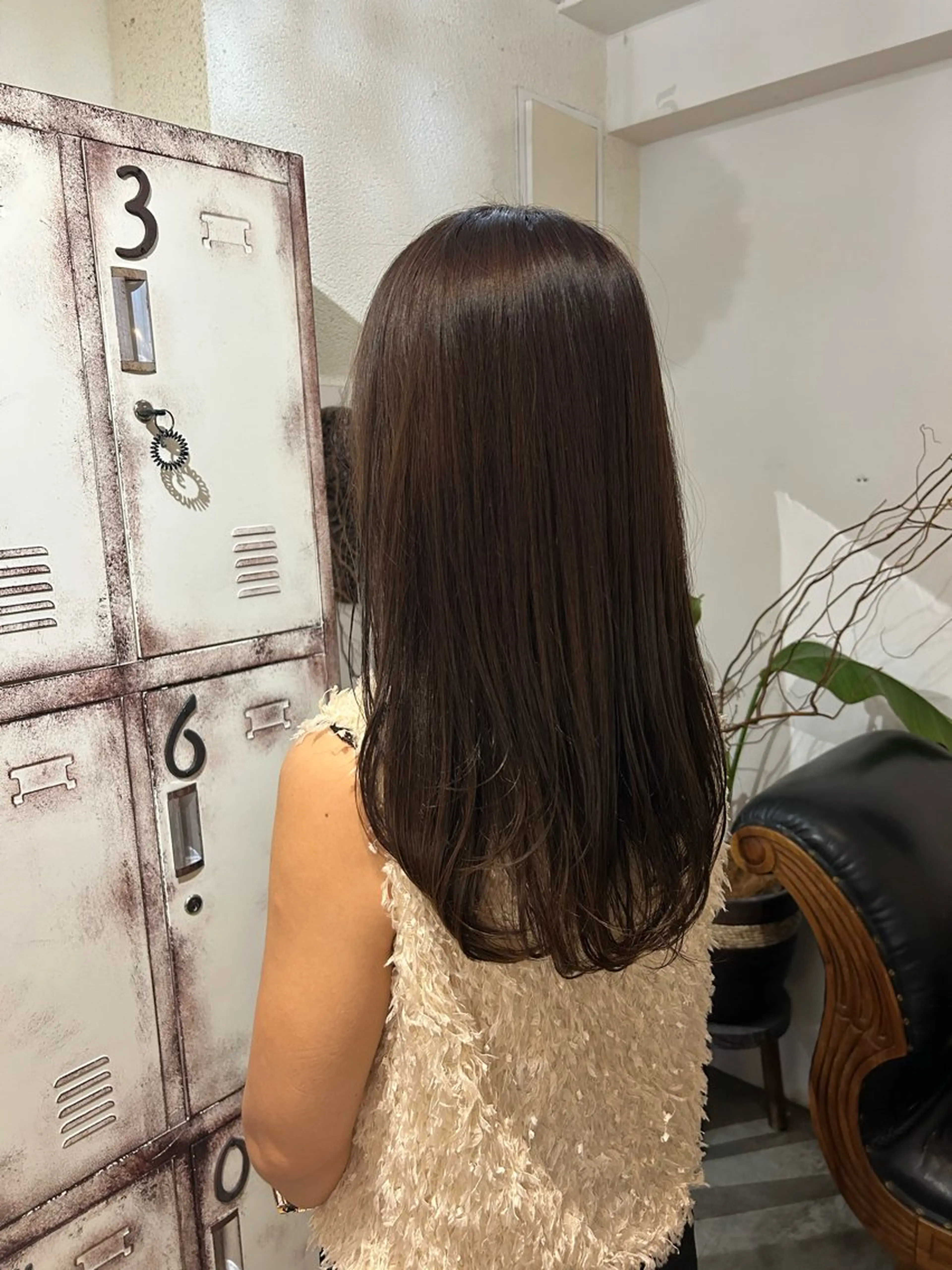 ロング カラー カット ヘアカラー トリートメント ヘッドスパ putri 川邉 優花のヘアスタイル