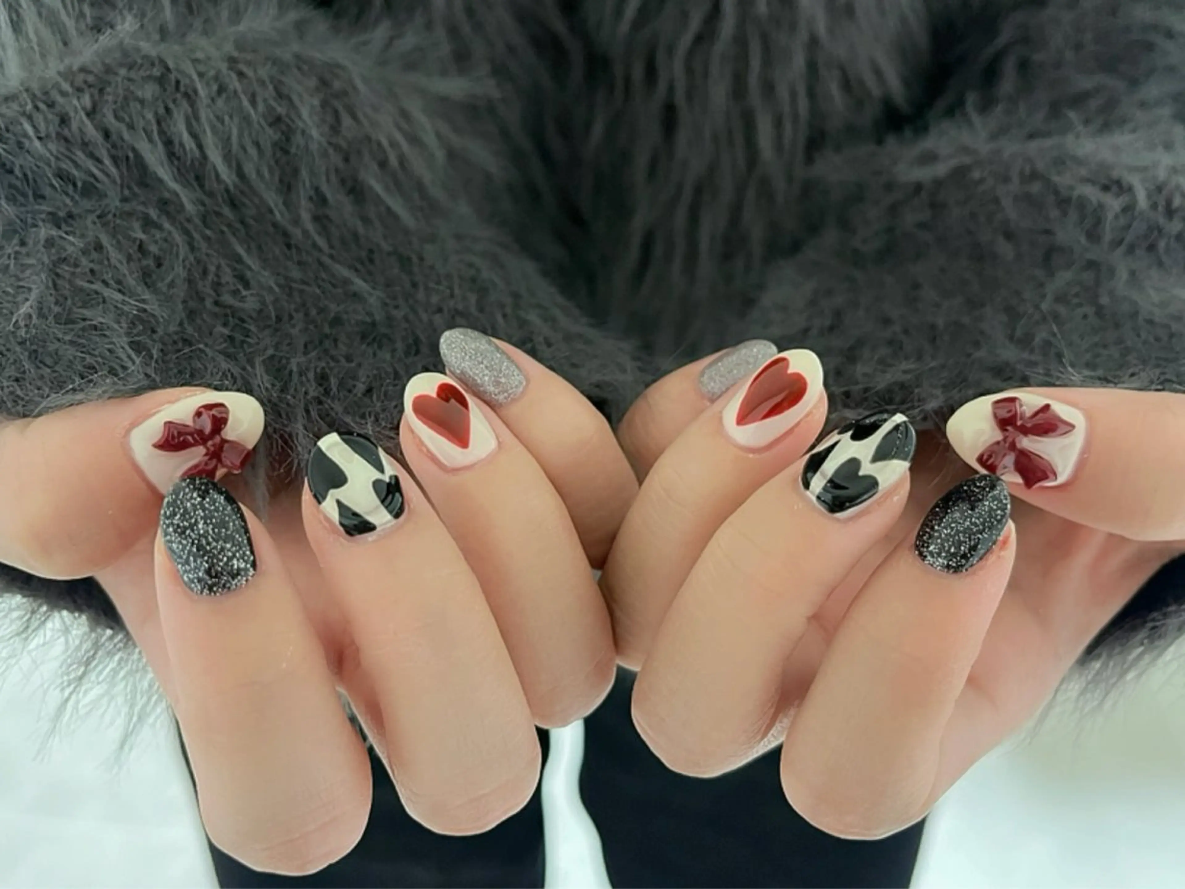 ネイル ハンドネイル Protea きぬがわ らむのネイルデザイン