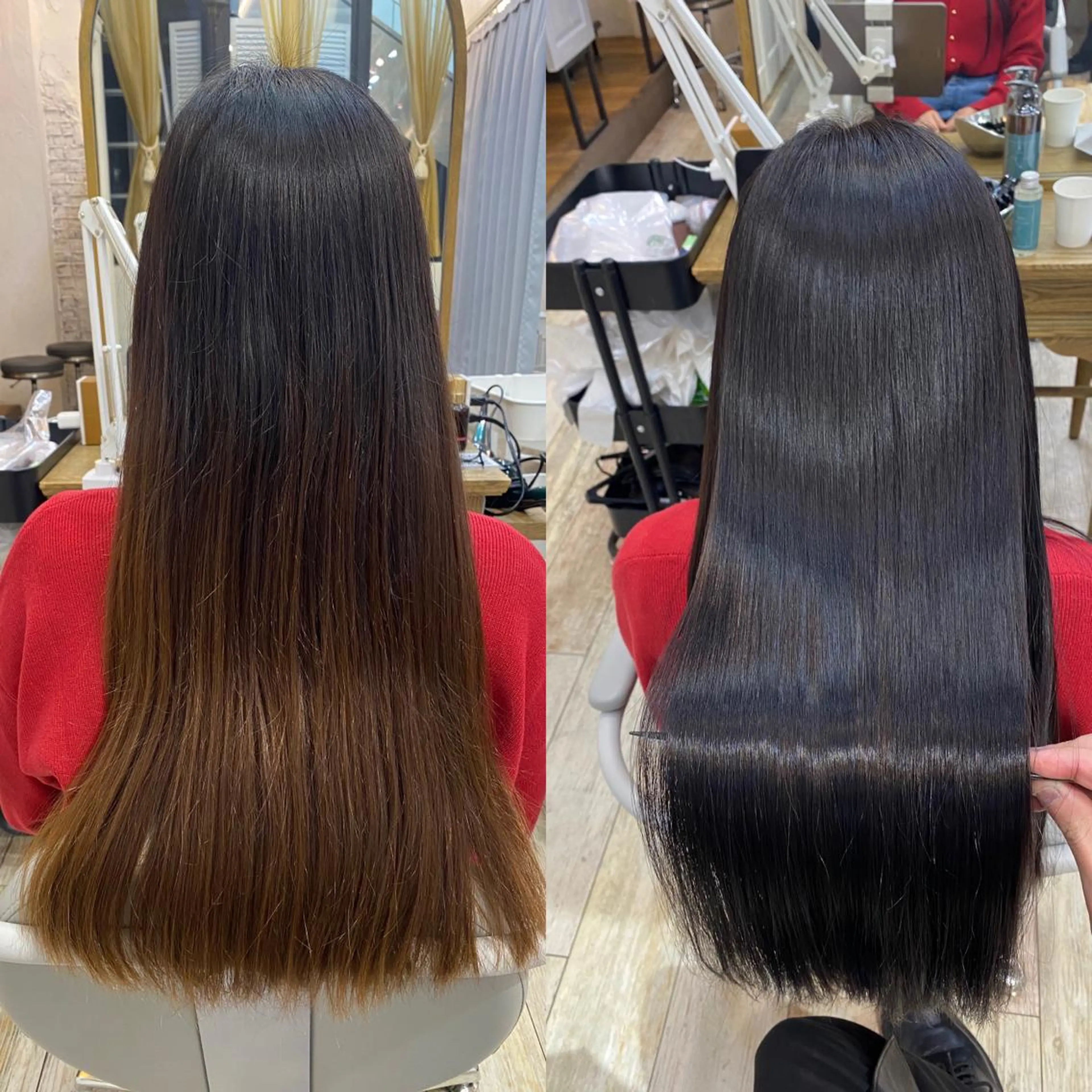 ロング shinka 髪質改善　縮毛矯正所属・美髪ストレート/美髪 レイヤー特化増原優斗のヘアスタイル