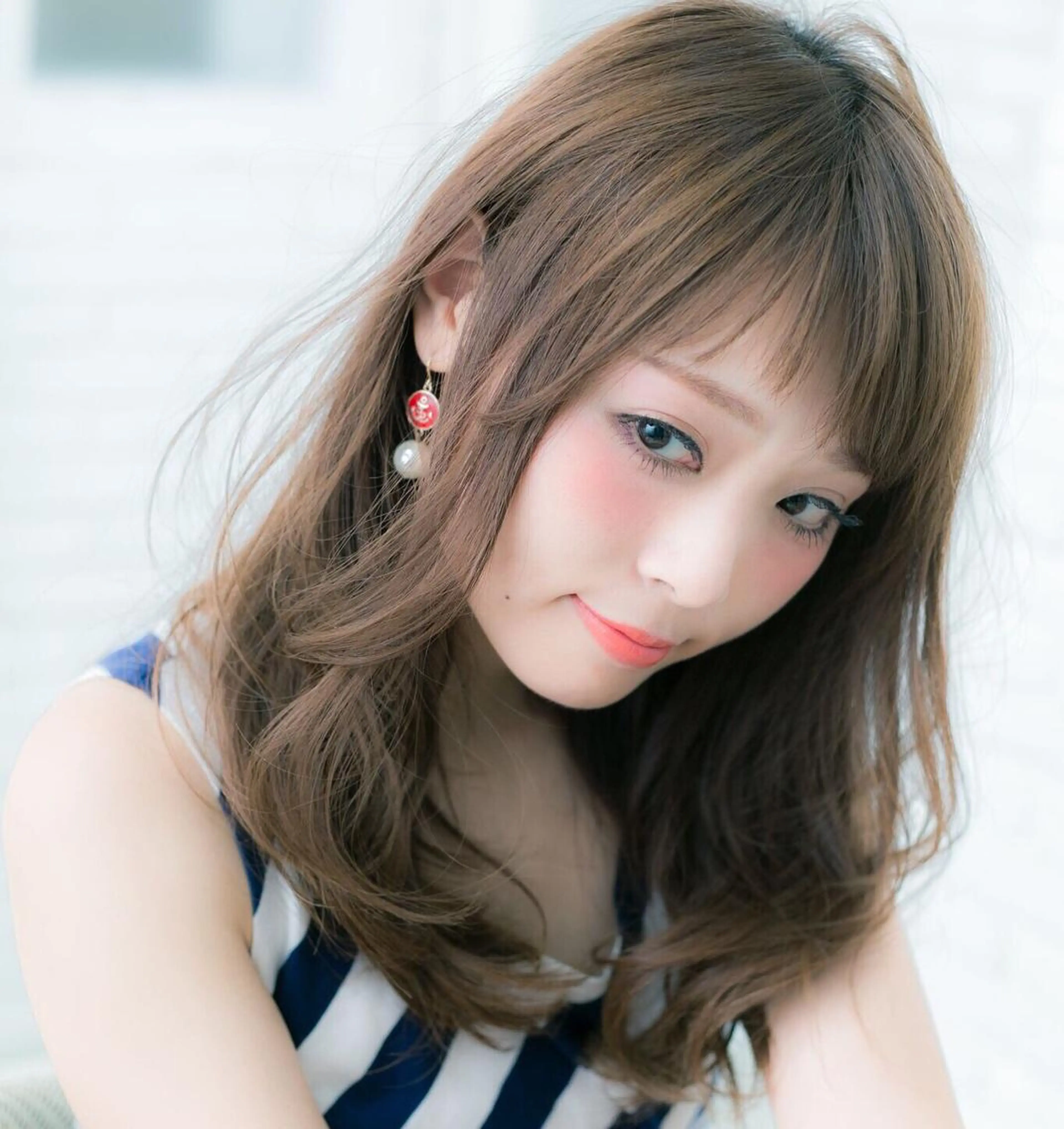 ロング THE DAY所属・AKI HASHIMOTOのヘアスタイル