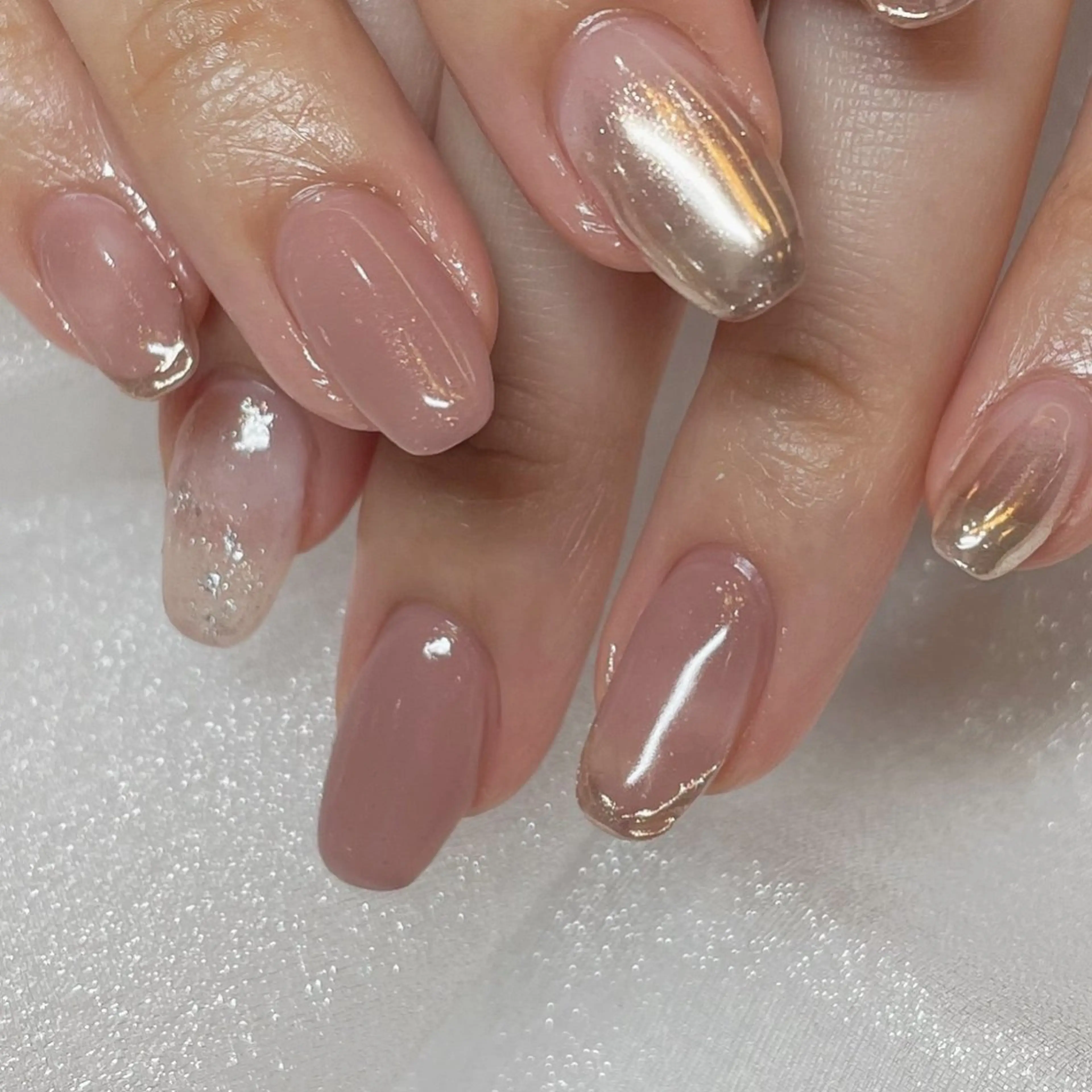 ネイル ニュアンスネイル オフィスネイル ハンドネイル Tsukahara 🌷仙台PARCOのネイルデザイン