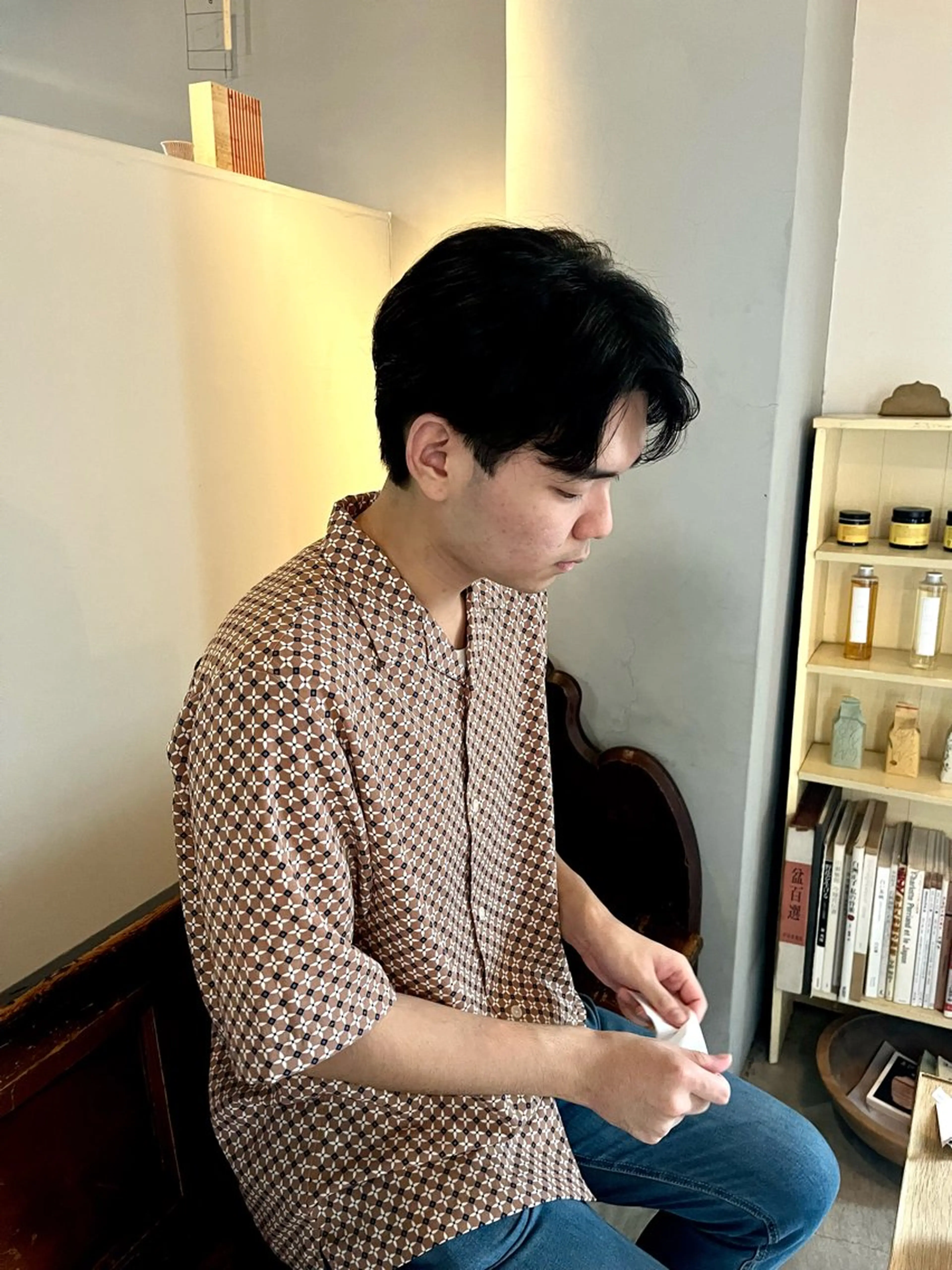 ショート パーマ メンズ room3小出 奈央子のヘアスタイル