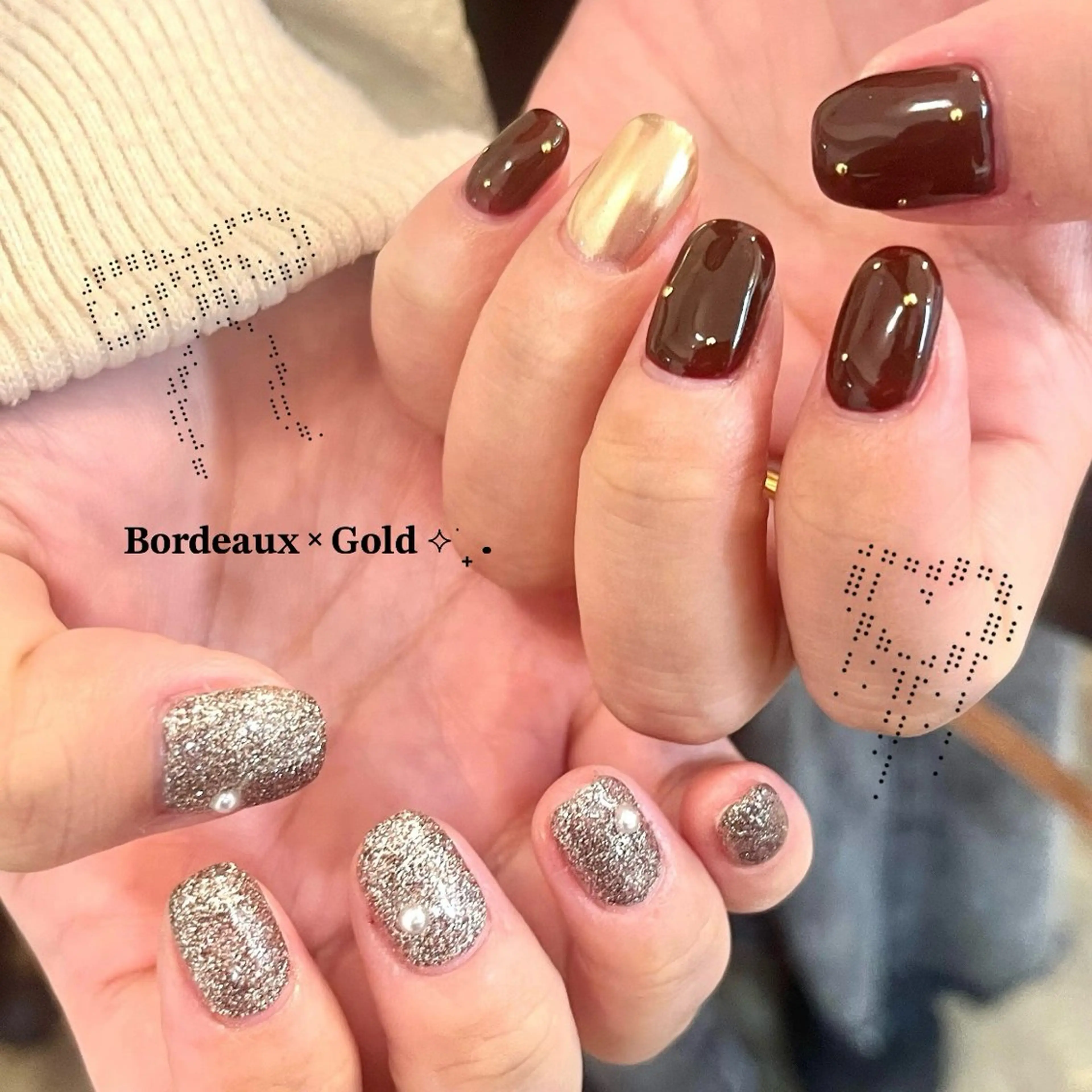 ネイル キラキラネイル ラメ(グリッター) ハンドネイル 🌷Gemini nami🌷のネイルデザイン