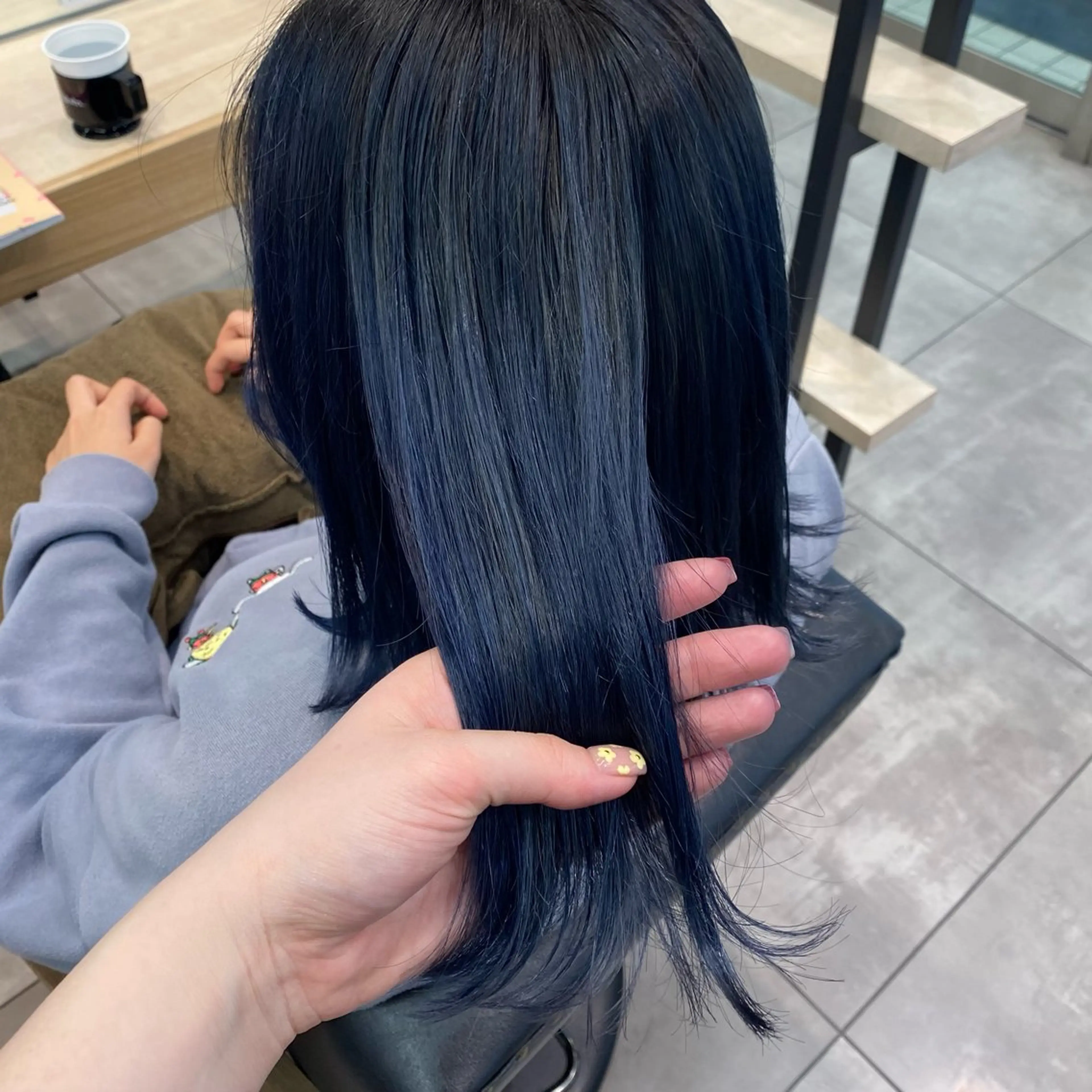 カラー ヘアカラー 韓国ヘア AINA🐱のヘアスタイル