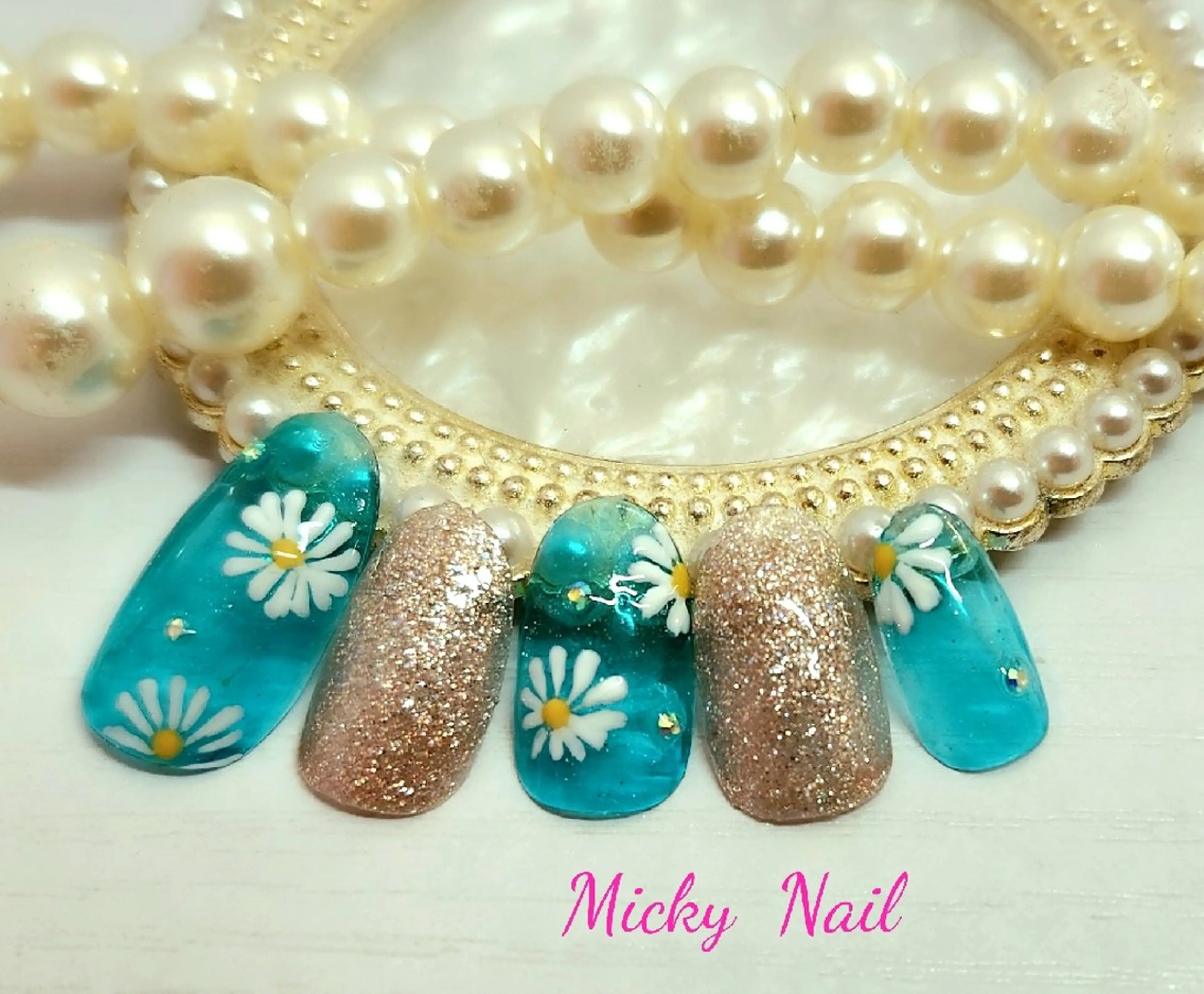 ネイル 春ネイル Micky nail chikushinoのネイルデザイン