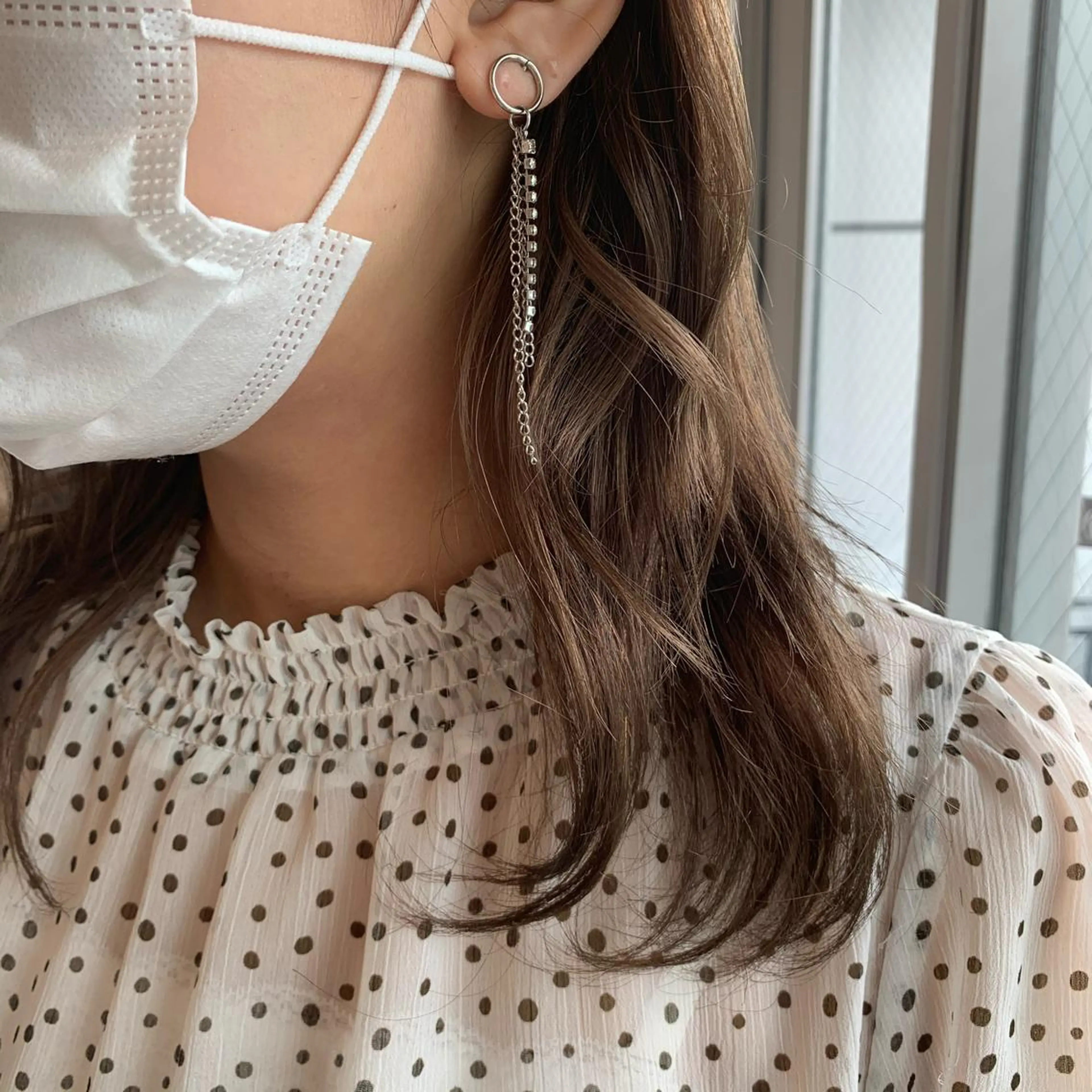 ミディアム カラー ベージュカラー ココアベージュ ヘアカラー トリートメント ボブウルフ／ボブ Satsuki【名駅のヘアスタイル