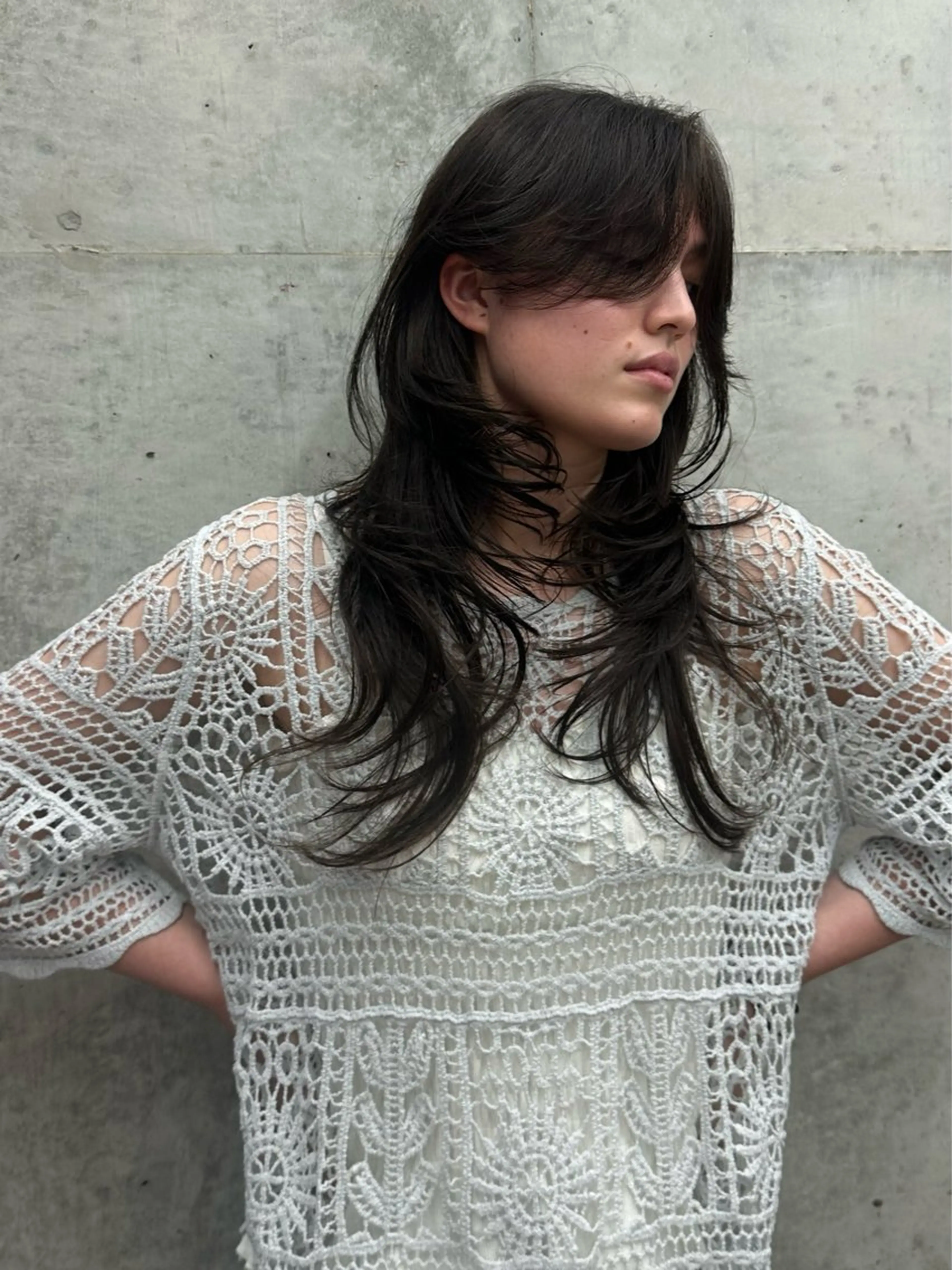 ロング カット NU/EN所属・海外ヘア/美髪矯正 海外レイヤー/ヒラキのヘアスタイル