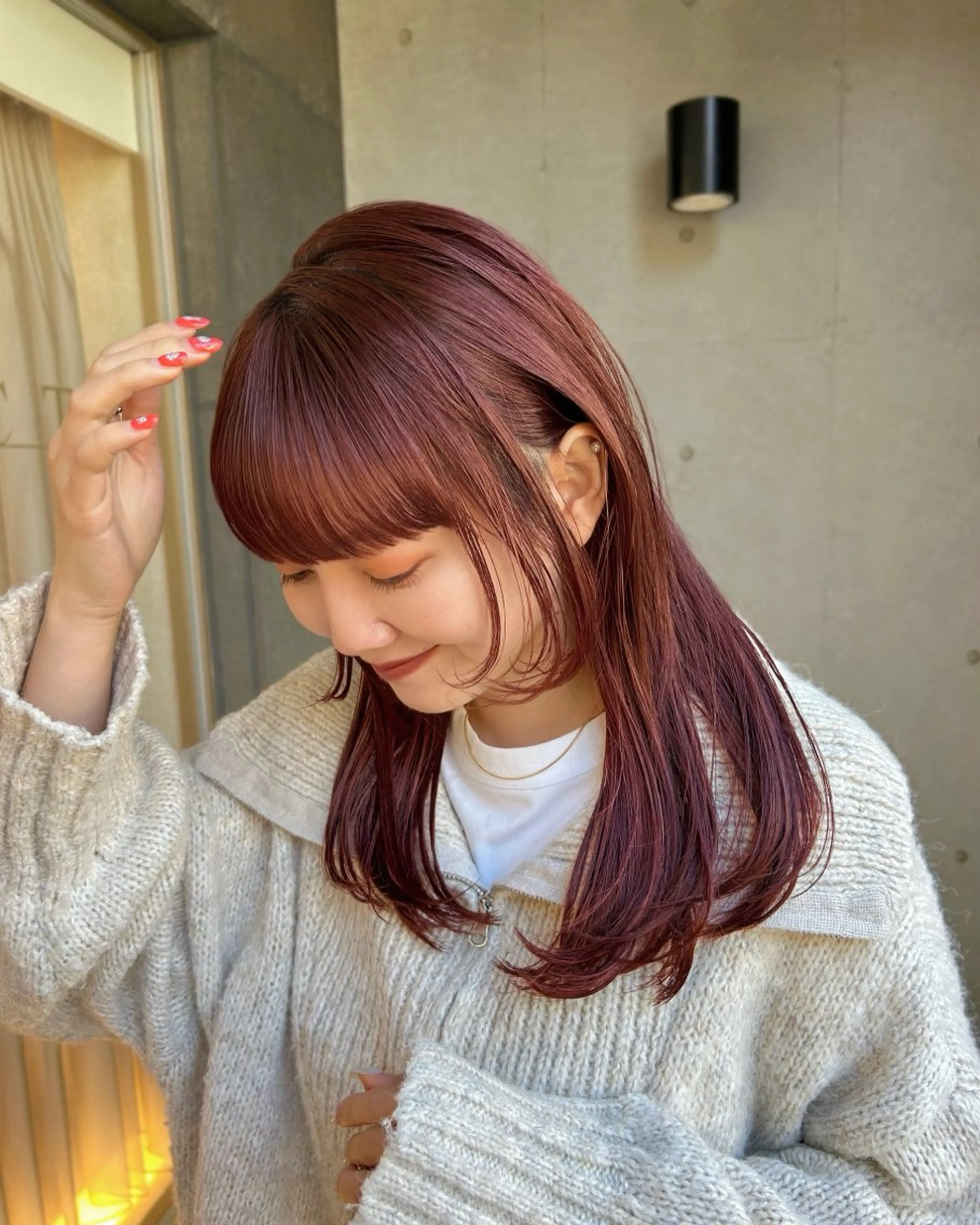 ロング カット ヘアカラー トリートメント 🌸透明感/レイヤー / 栗林 彩🌸のヘアスタイル