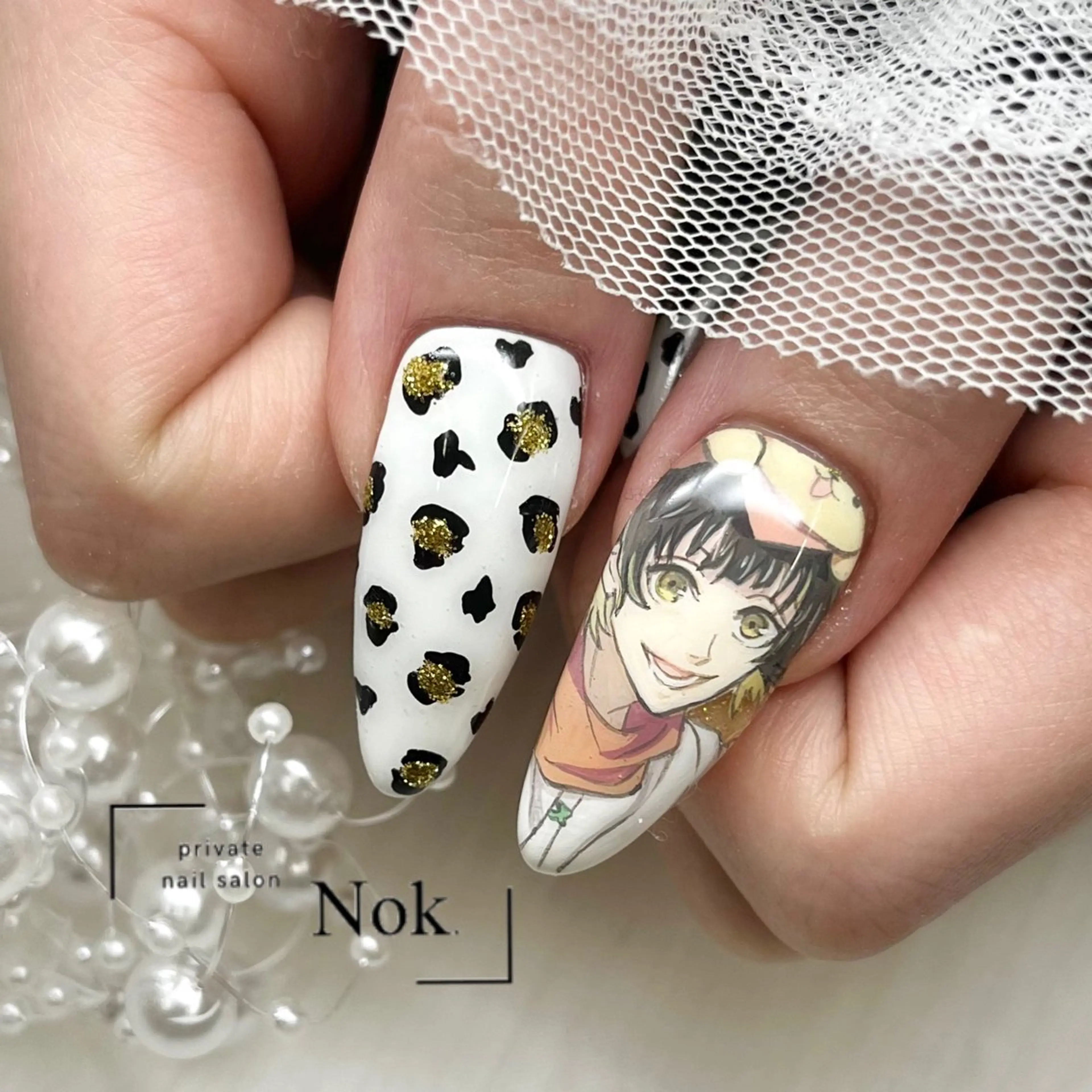 ネイル ロングネイル ハンドネイル 池袋痛ネイル Nok. 渡辺のネイルデザイン