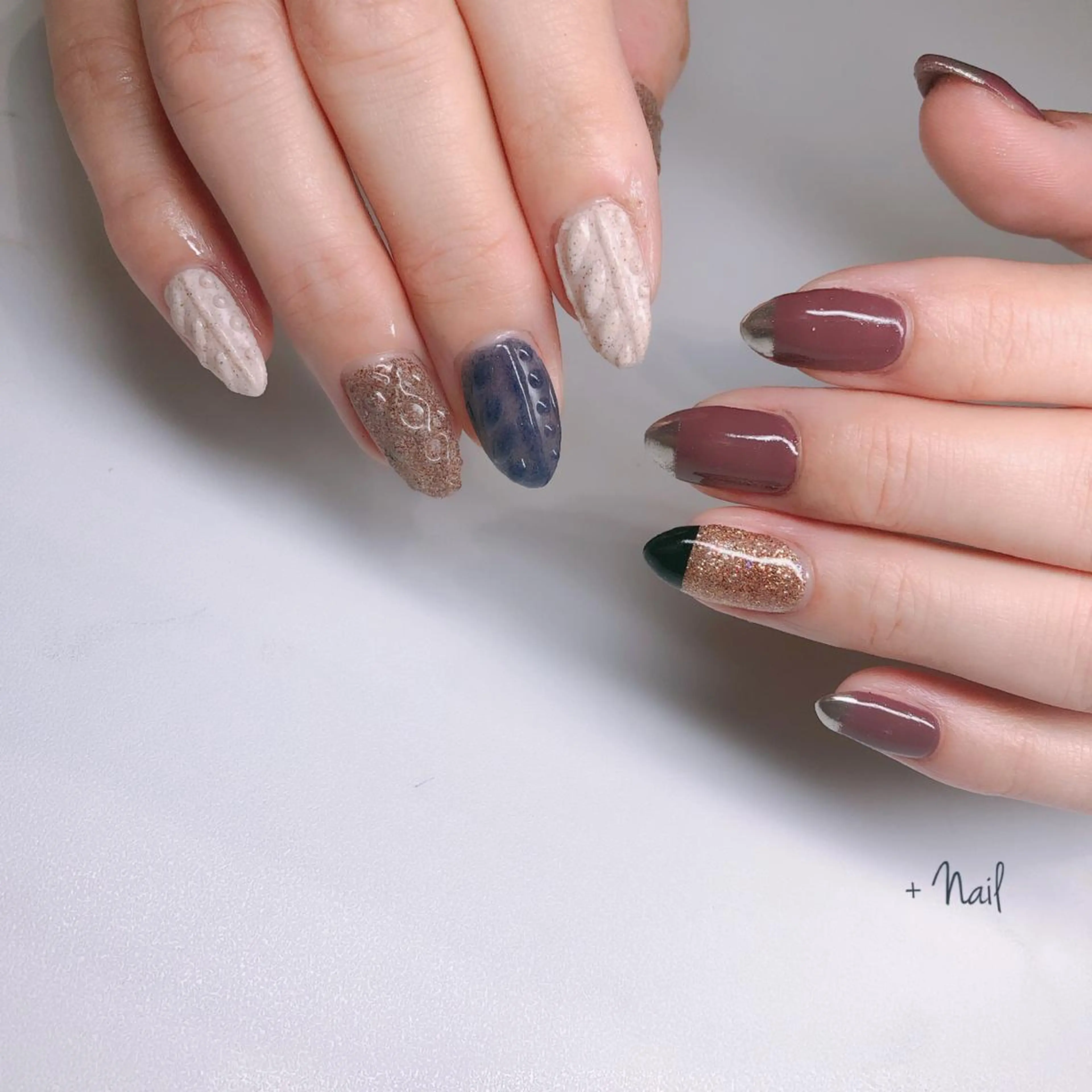 ネイル Aim* 深爪・自爪育成専門店のネイルデザイン