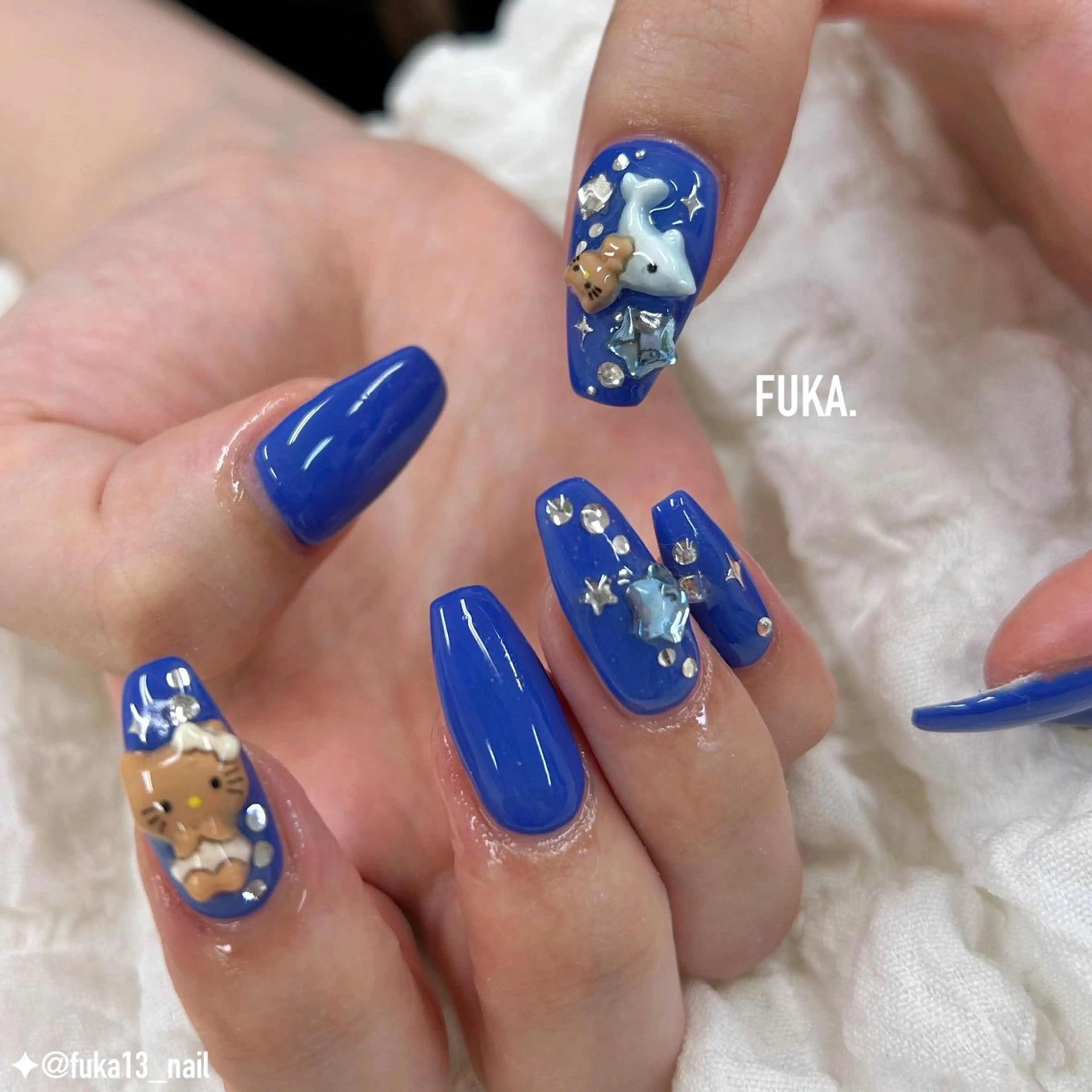 ネイル 夏ネイル ハンドネイル ネイルサロンAnela【アネラ】所属・Nail♡Fuka. /2月予約受付中のネイルデザイン
