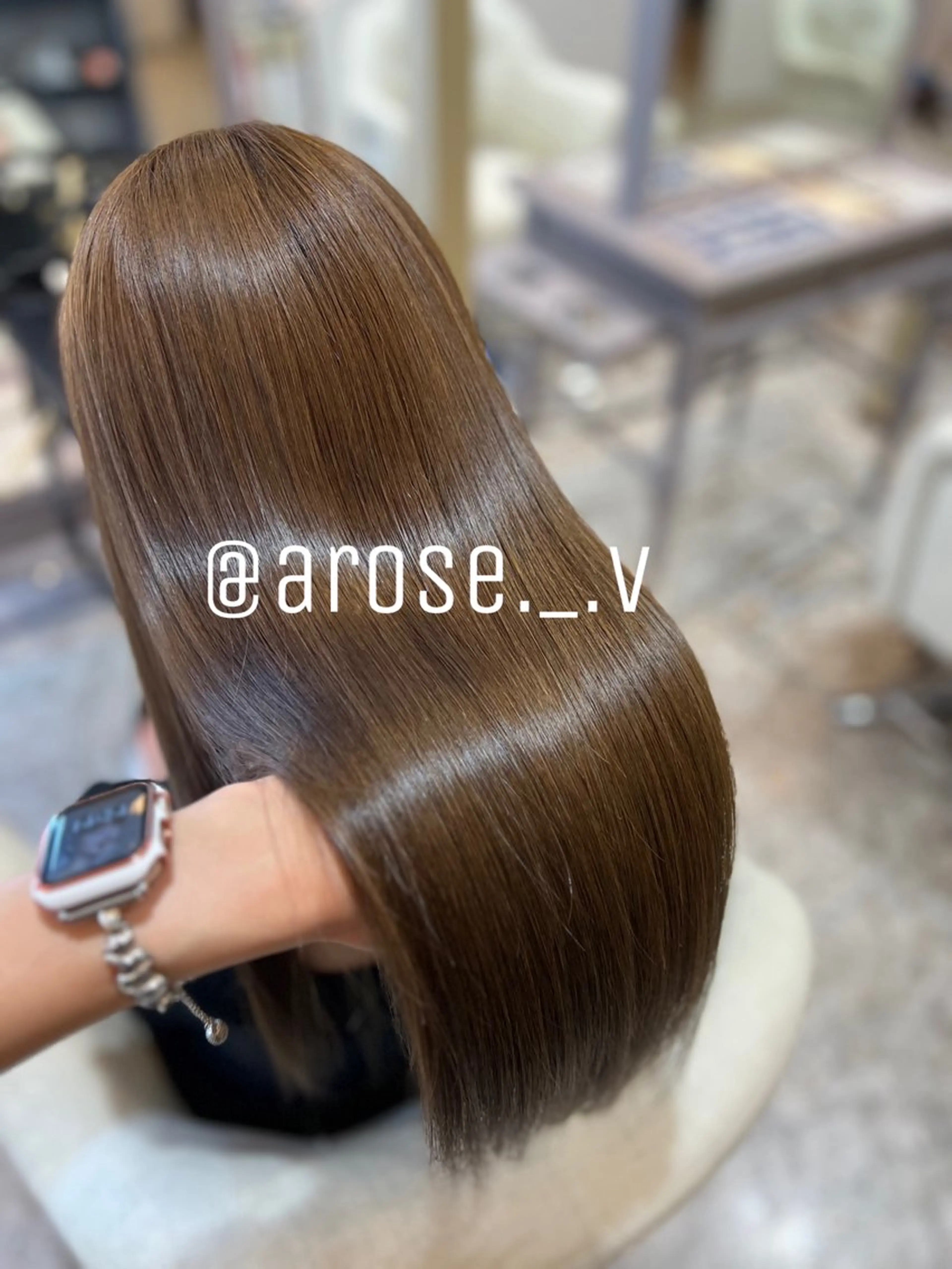 セミロング arose 荒尾店 田中のヘアスタイル