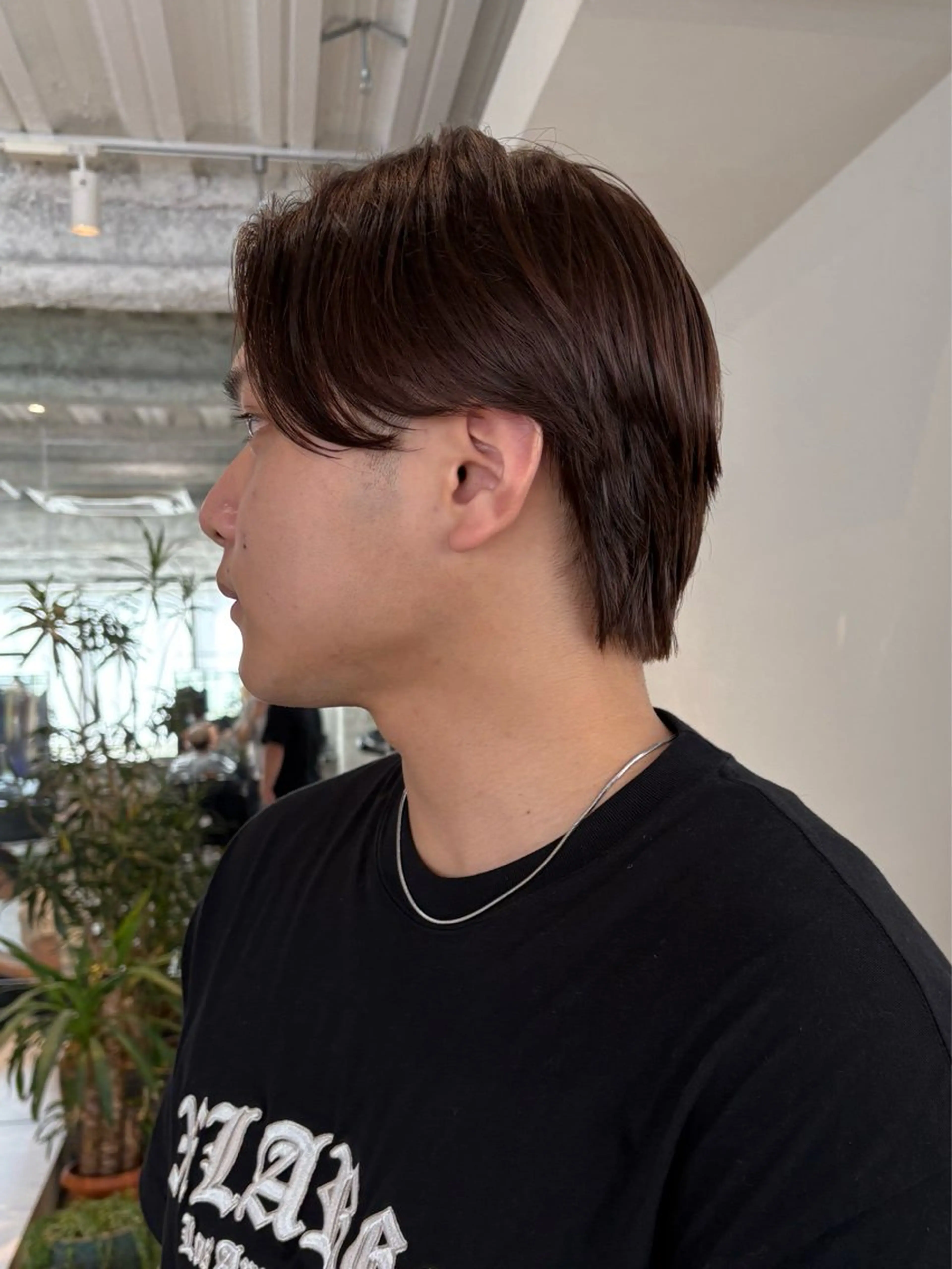 カラー メンズ ブラウンカラー カット 縮毛矯正 ANY/メンズ特化/ シバヤ ユウキのヘアスタイル