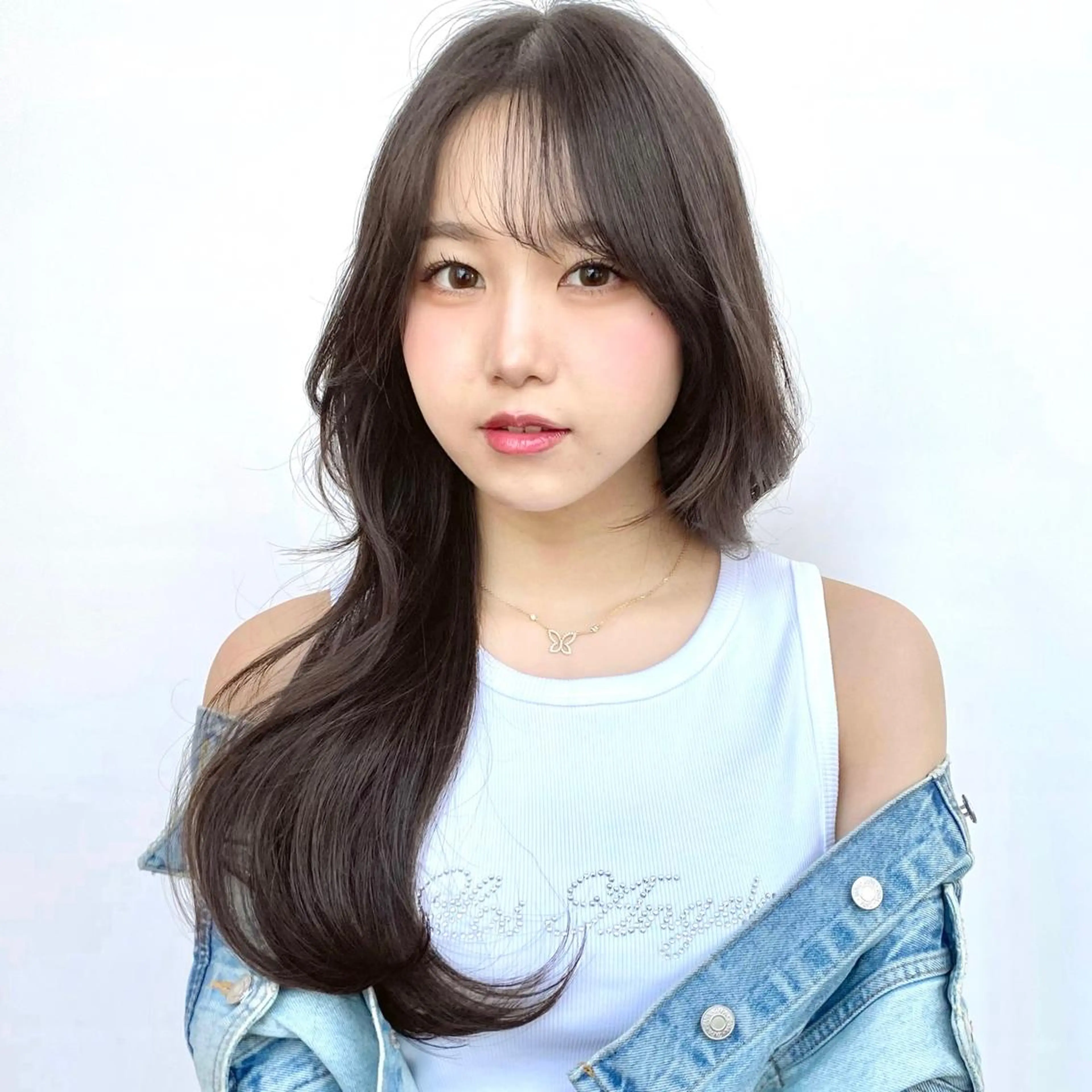 ロング 韓国風ヘア レイヤーカット カット ヘアカラー トリートメント 韓国くびれレイヤー 🇰🇷はづきのヘアスタイル