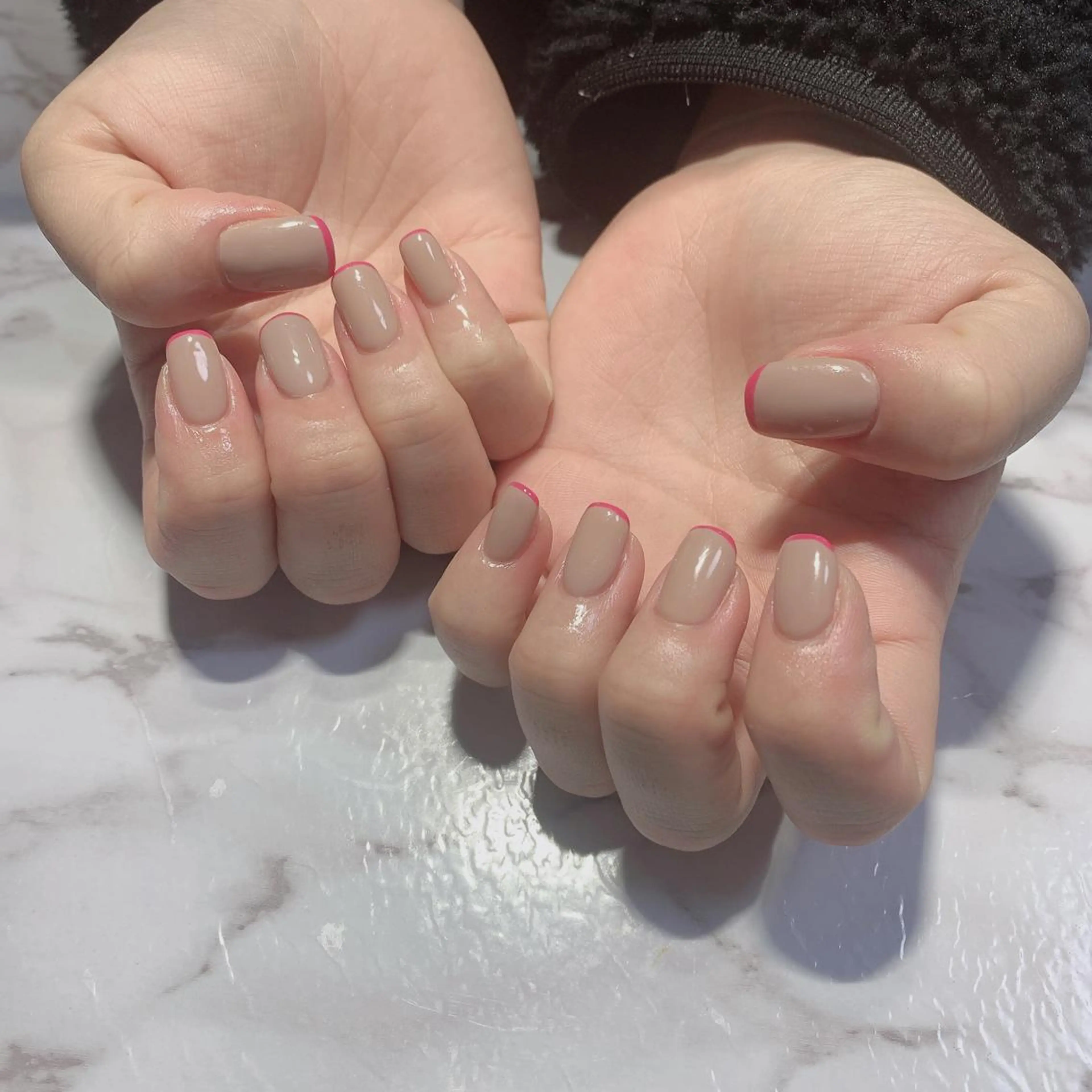 ネイル フレンチネイル Ally's Nailのネイルデザイン