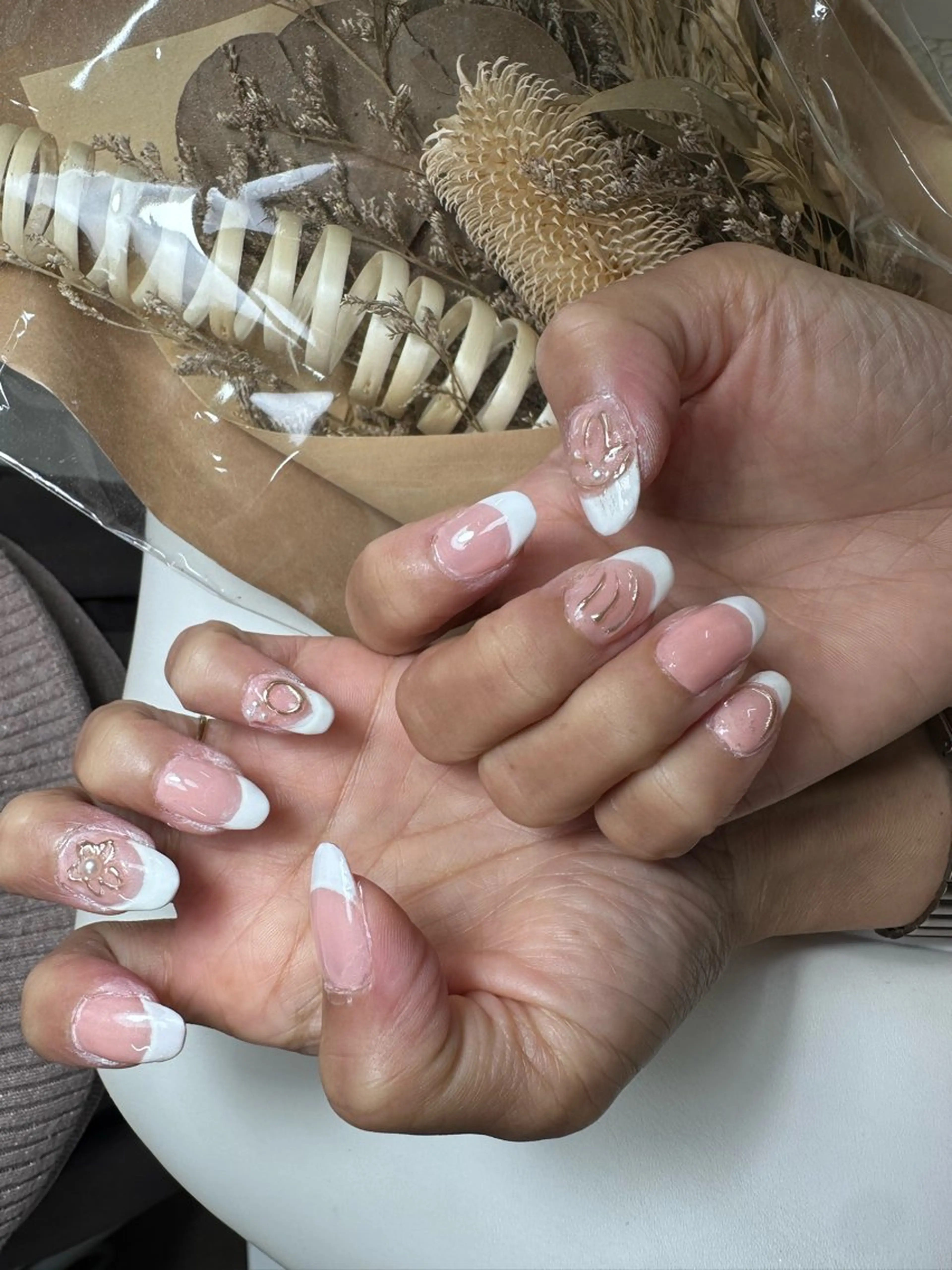 ネイル アートネイル クリアネイル フラワーネイル フレンチネイル ジェルネイル NiCE小田急相模原所属・三好 美花のネイルデザイン