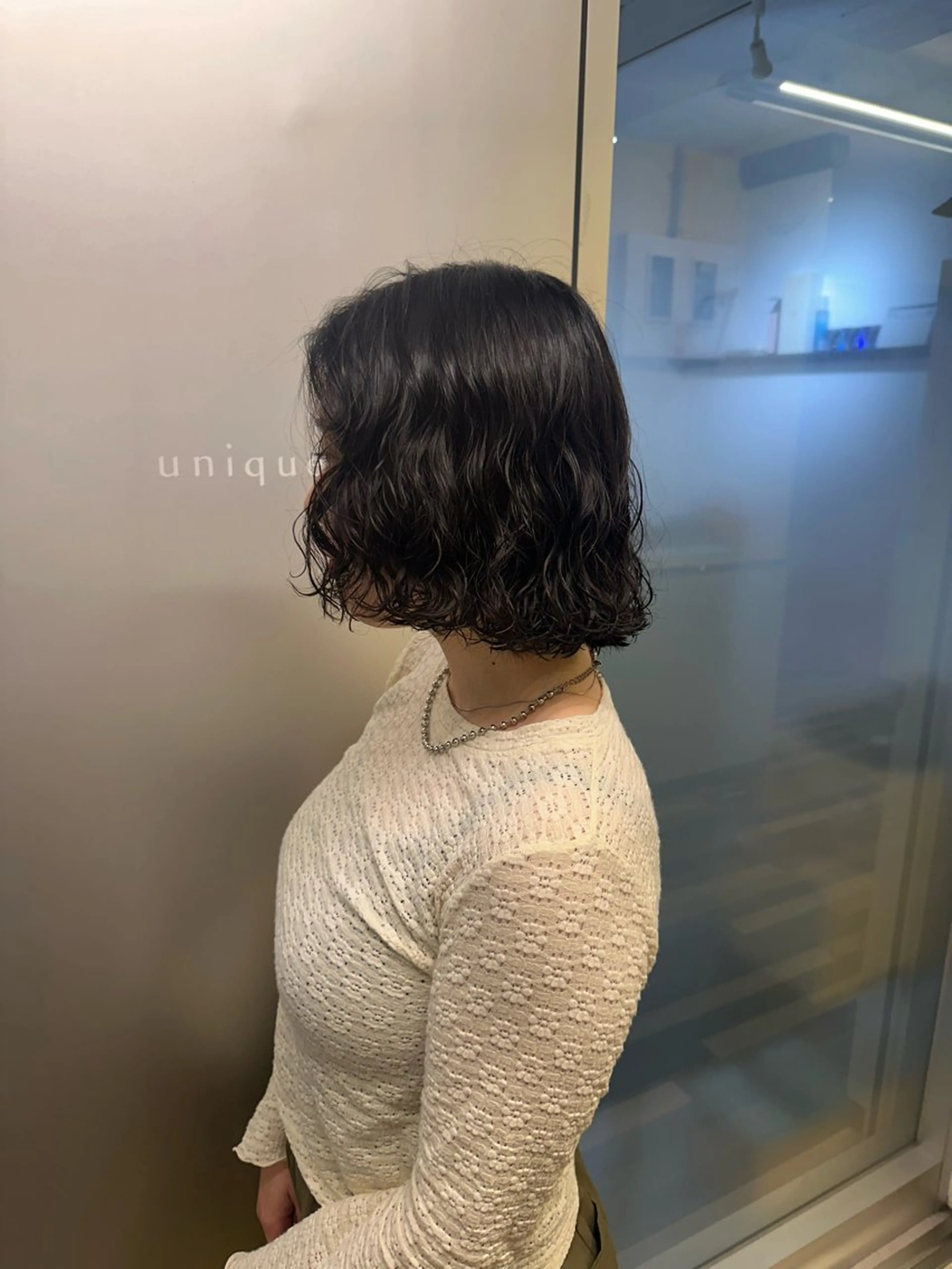 パーマ カット パーマ Unique umekita所属・unique 松原吹季のヘアスタイル