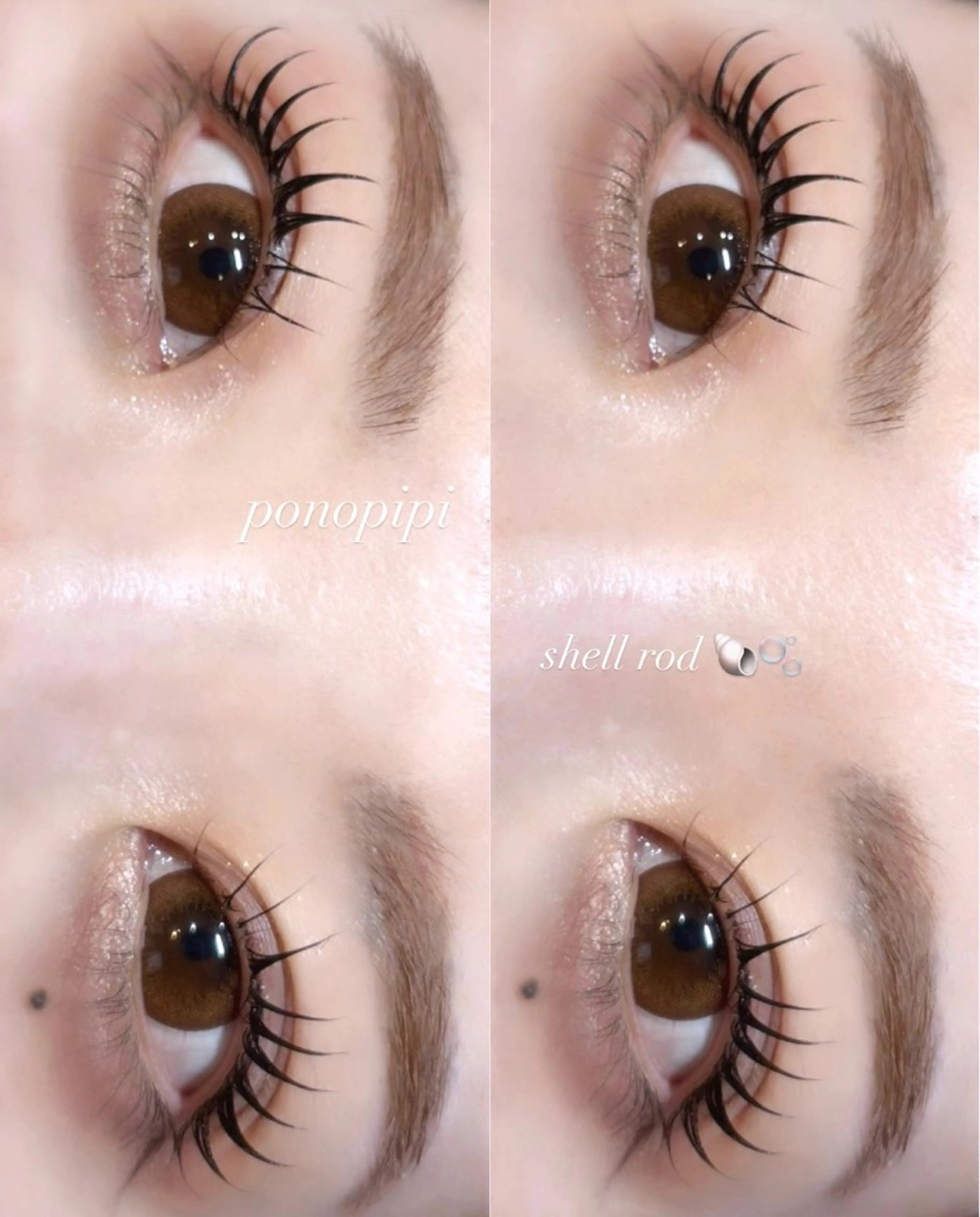 マツエク・マツパ マツパ ponopipi Rinのマツエク・マツパデザイン