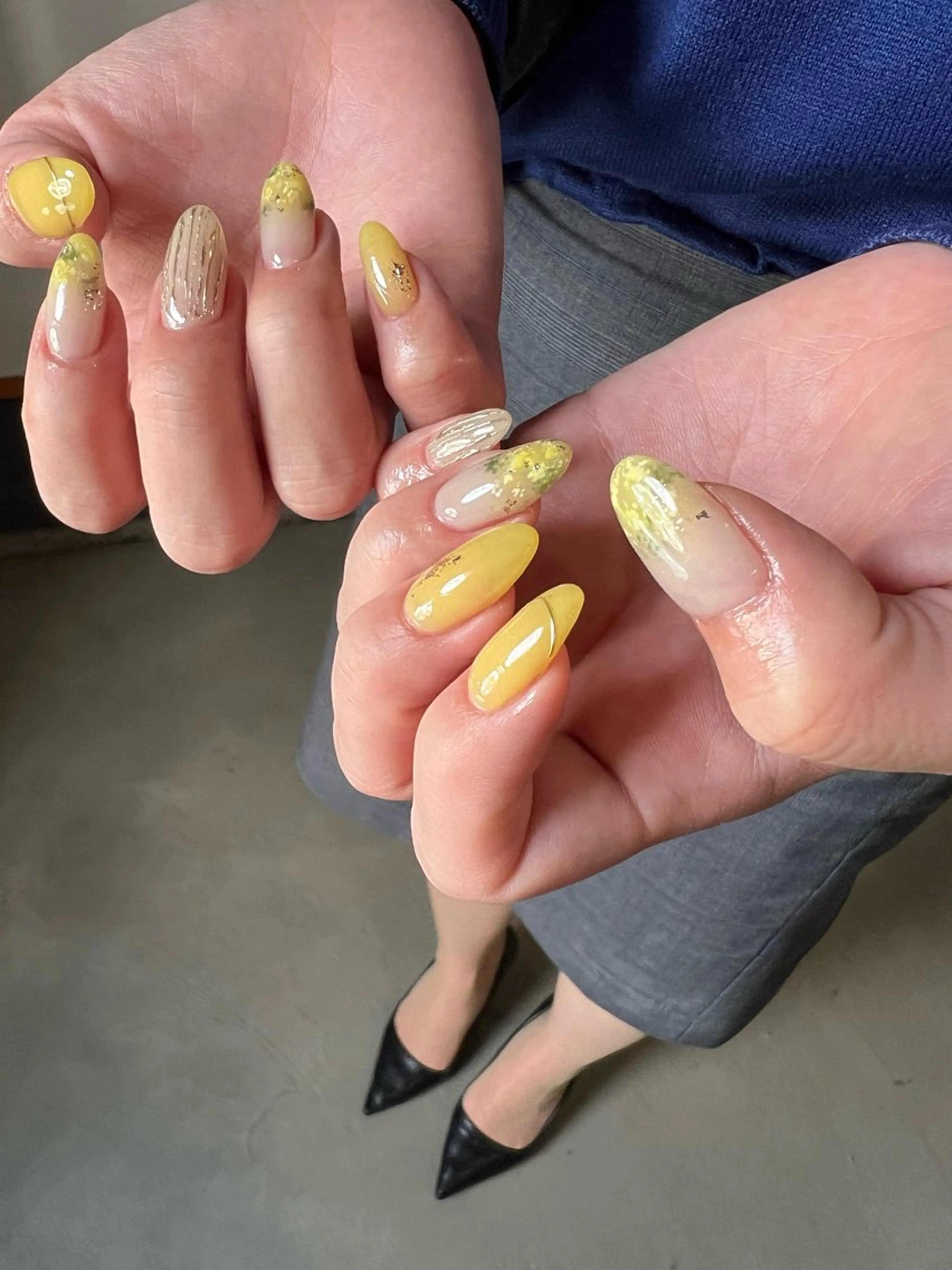 ネイル s/w ＿shokoのネイルデザイン