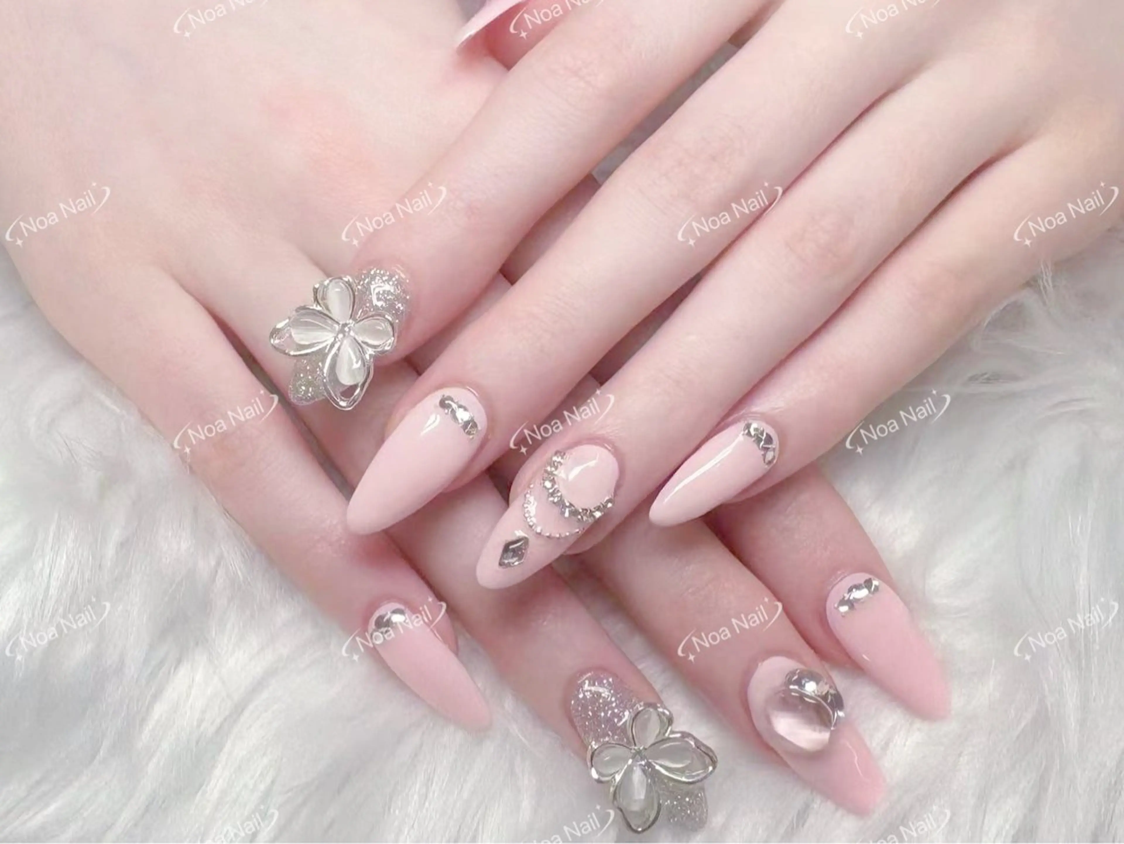 ロング ハンドネイル Noa Nail みつきのネイルデザイン
