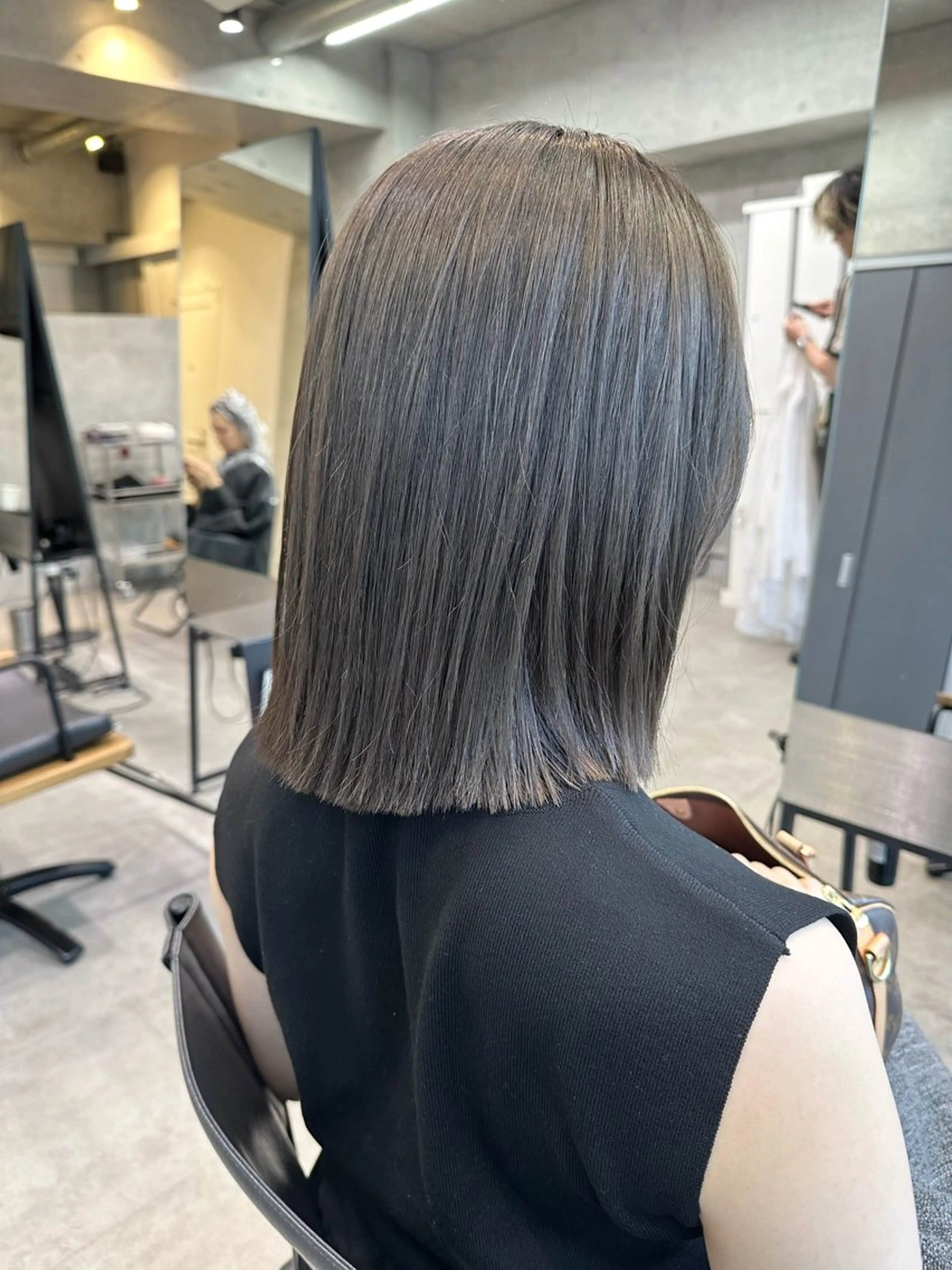 ミディアム 髪質改善 オシャレ髪✔️ 店長オオキアキヒロのヘアスタイル