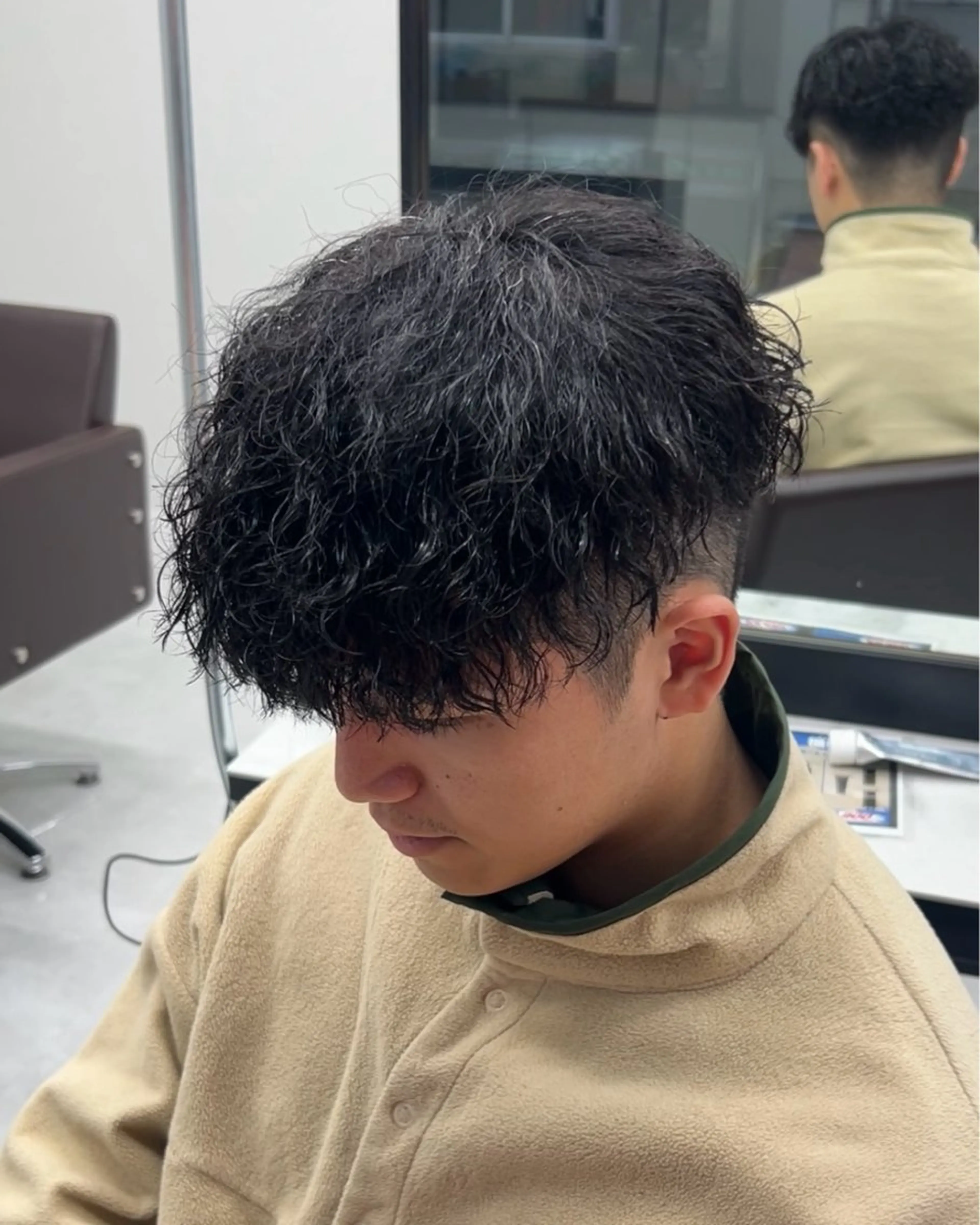 パーマ メンズ カット パーマ トリートメント ヘッドスパ ヘアセット シャドウパーマ/ メンズ/KENTAのヘアスタイル