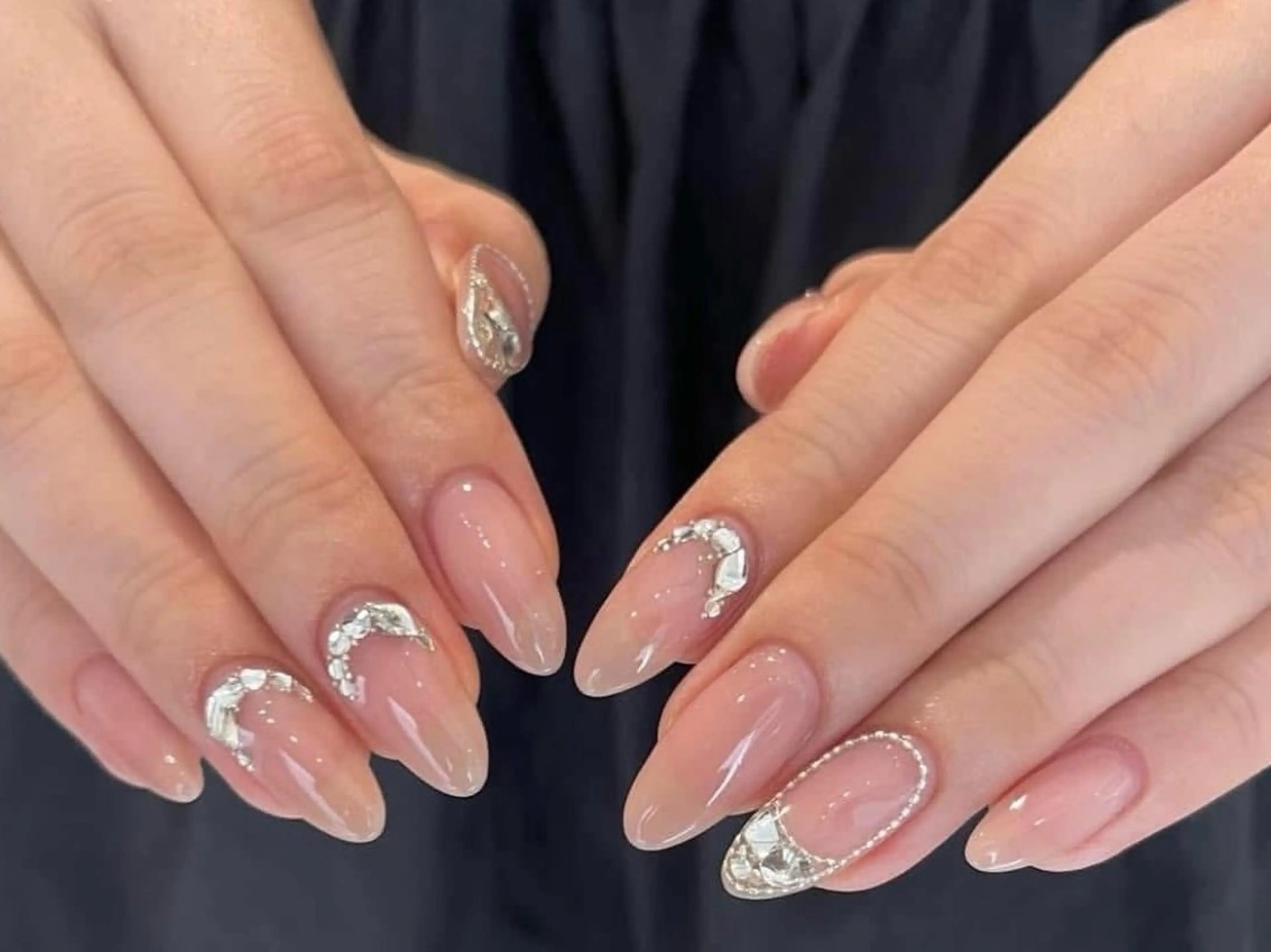 ネイル 長さ出し フットネイル ジェルネイル 韓国ネイル マグネットネイル ハンドネイル YMT NailStudio所属・YMT NailStudioのネイルデザイン