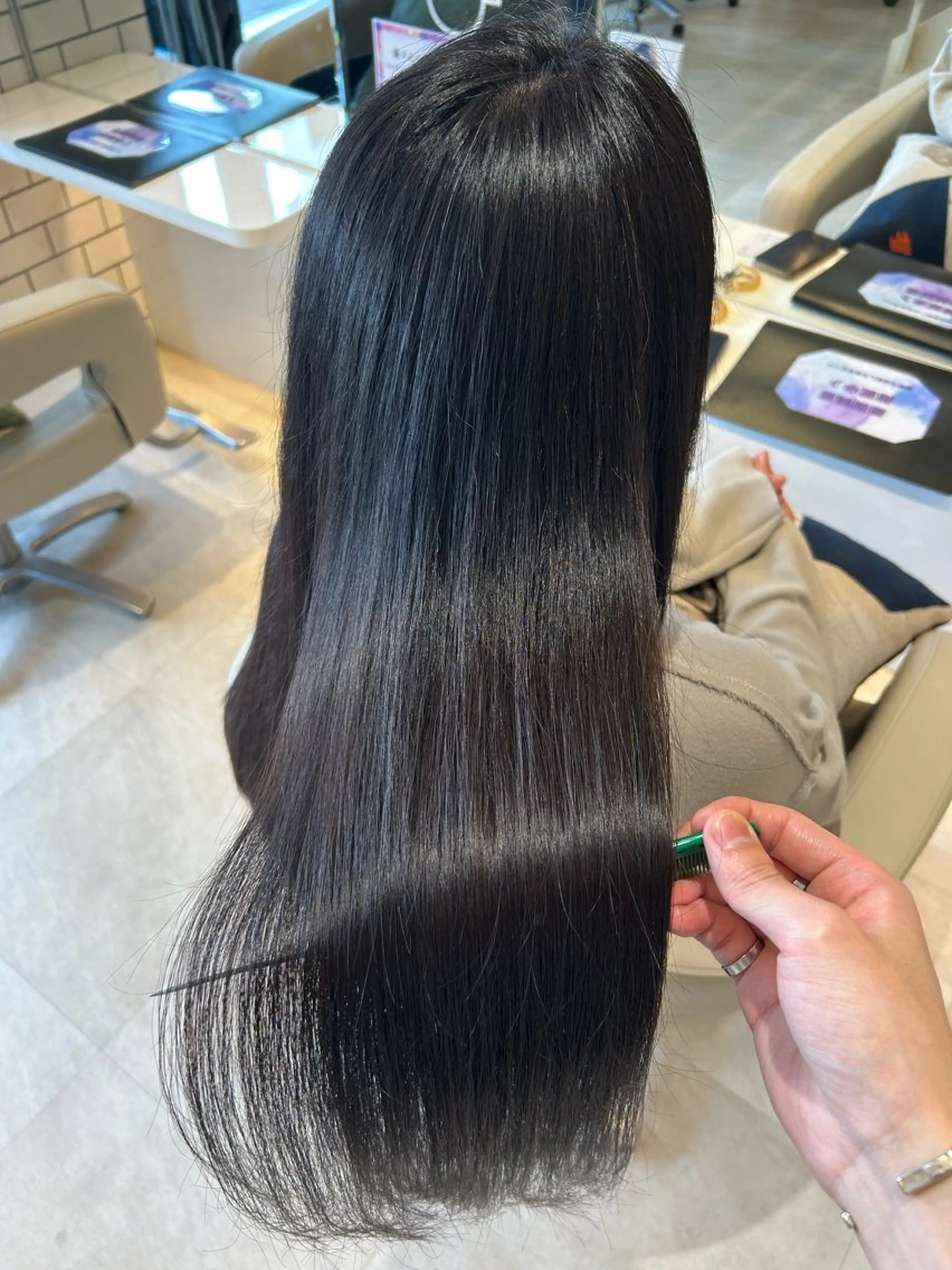 ロング 髪質改善 ヘアメイクWiLL所属・髪質改善・縮毛矯正 濱　泰賀のヘアスタイル