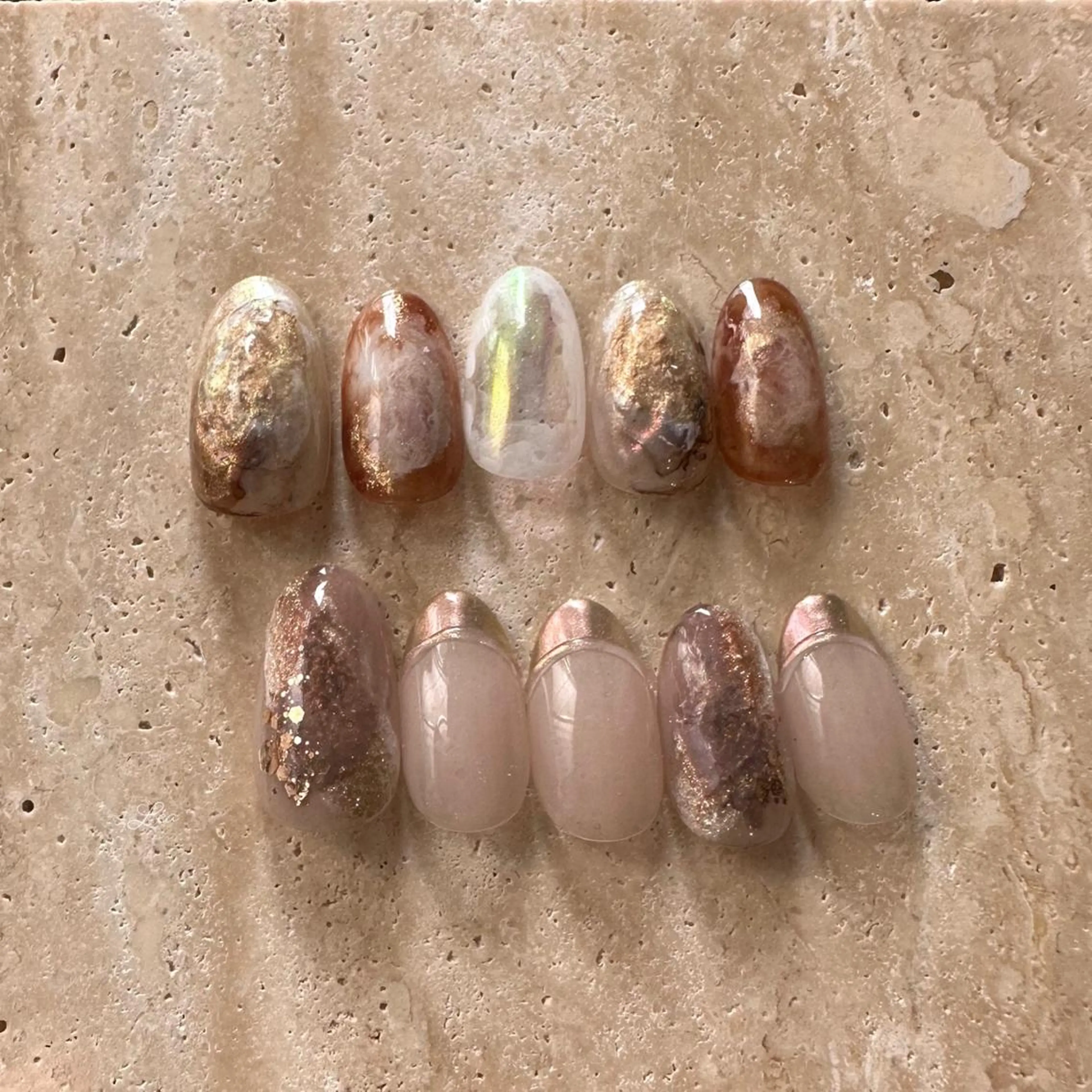 ネイル ジェルネイル パラジェル Léa nailのネイルデザイン