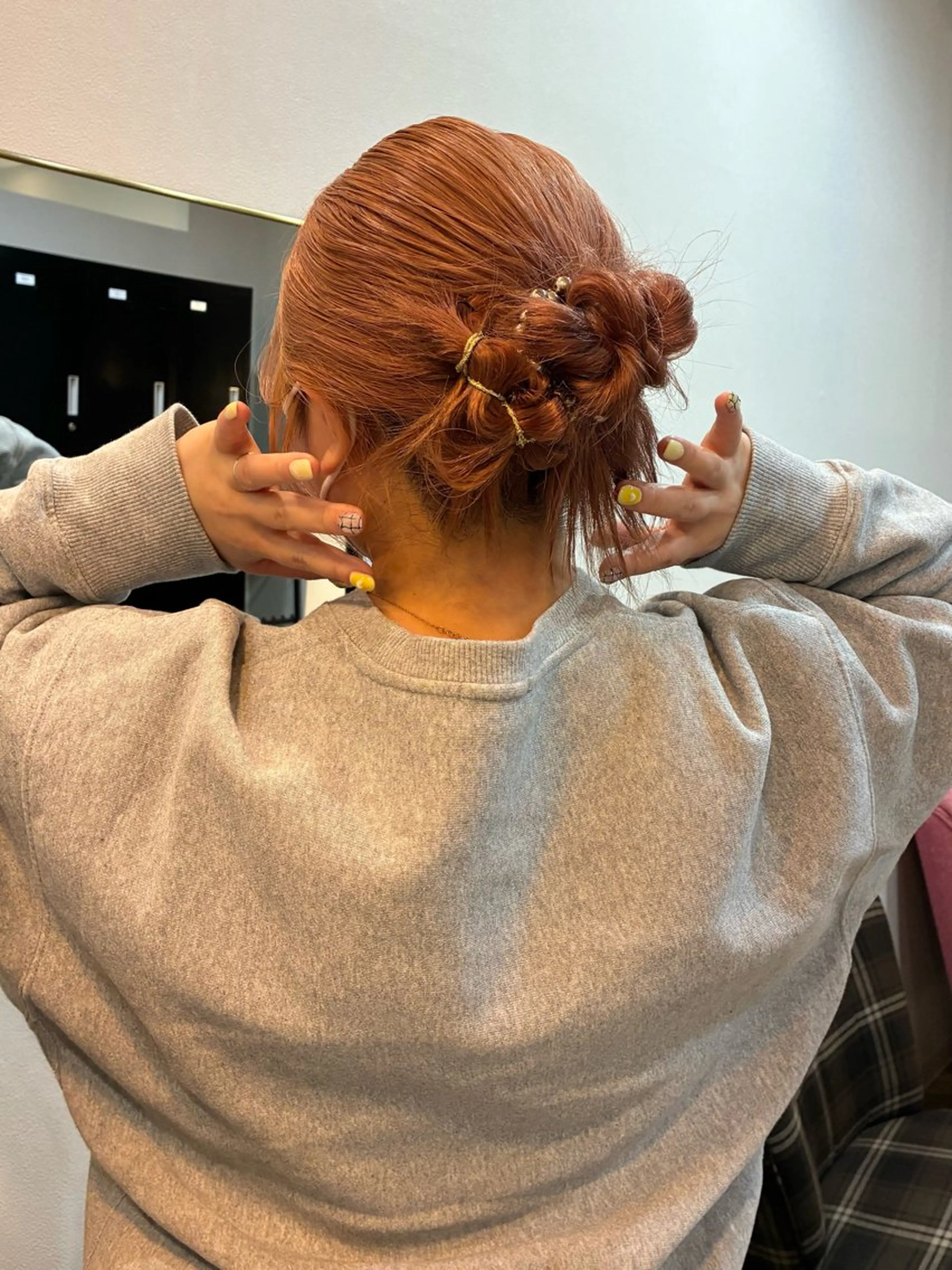 ミディアム カット ヘアカラー トリートメント 柴田真衣 /ナチュラル/半個室のヘアスタイル