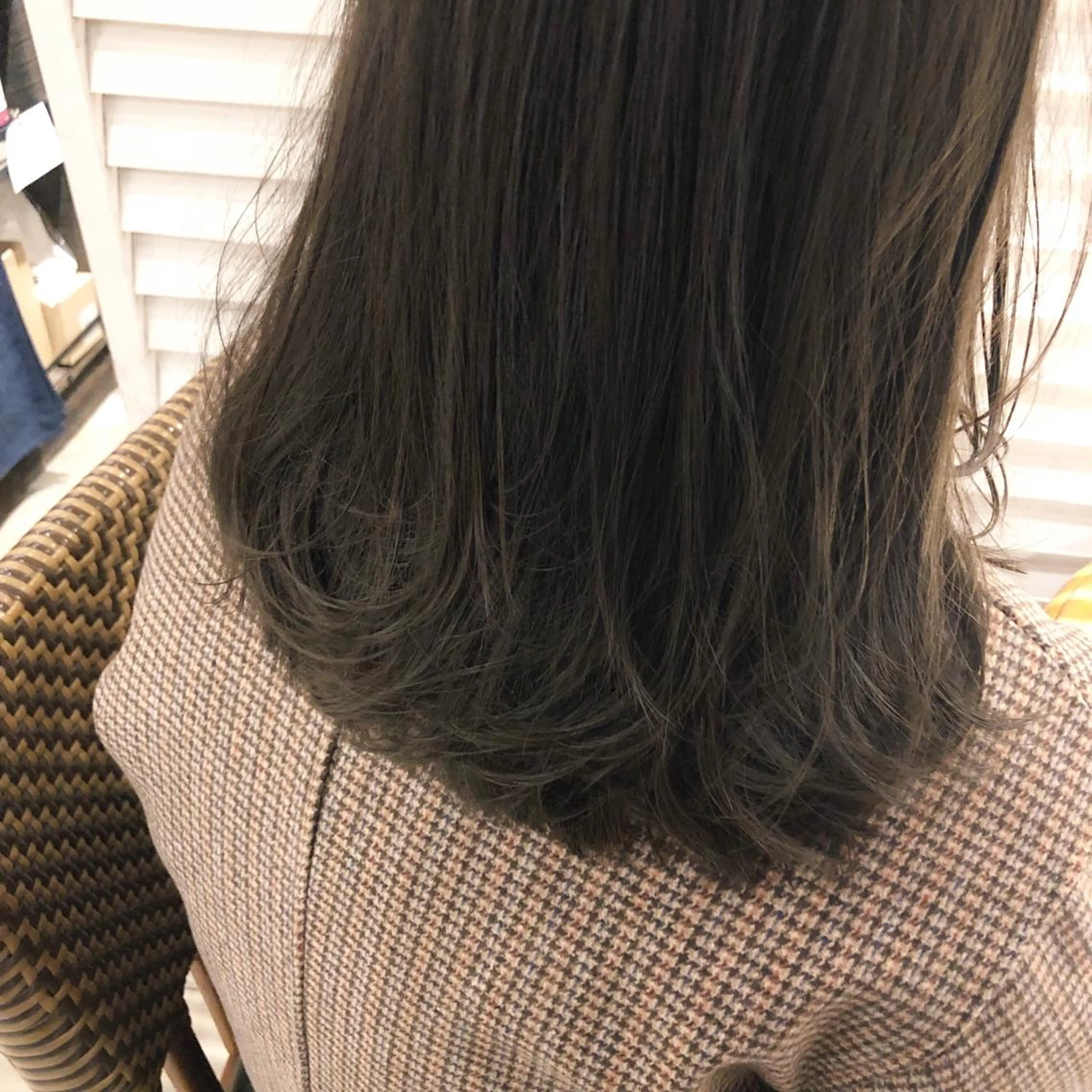 ミディアム カラー カット ヘアカラー 吉川 愛美李のヘアスタイル