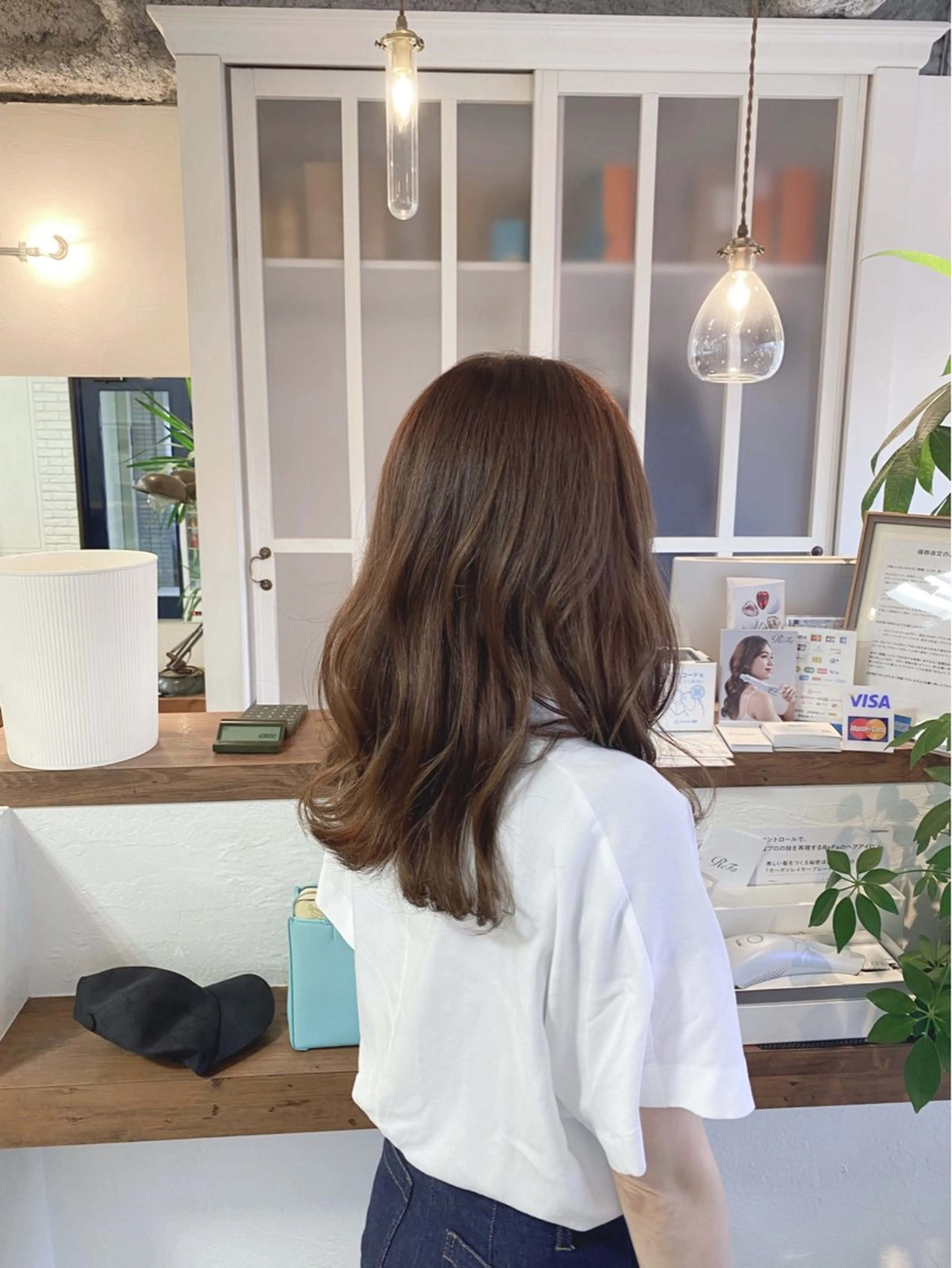 ロング 村上 真依子のヘアスタイル