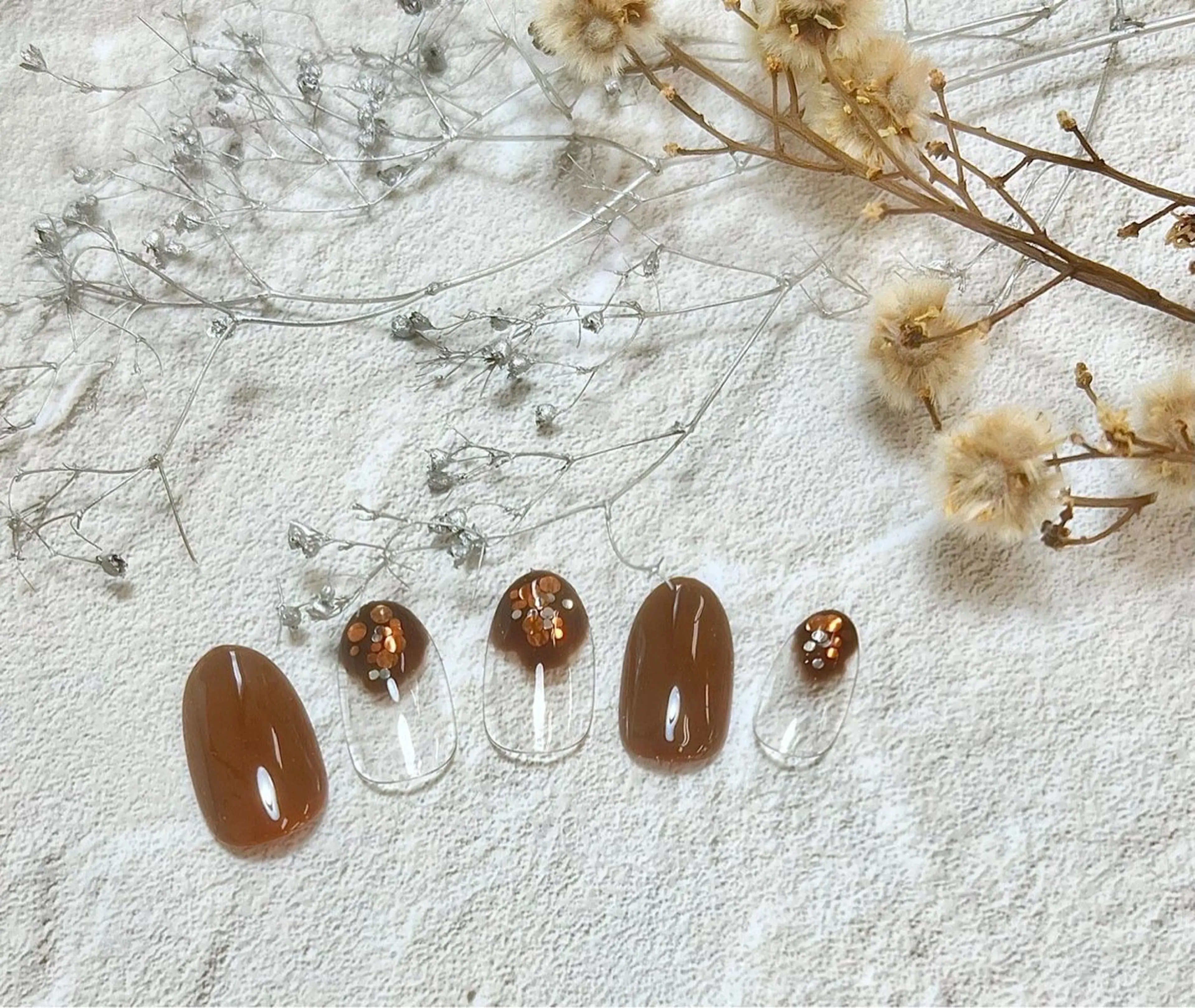 ネイル ⭐︎休業中の練習⭐︎ JNA認定講師髙橋のネイルデザイン