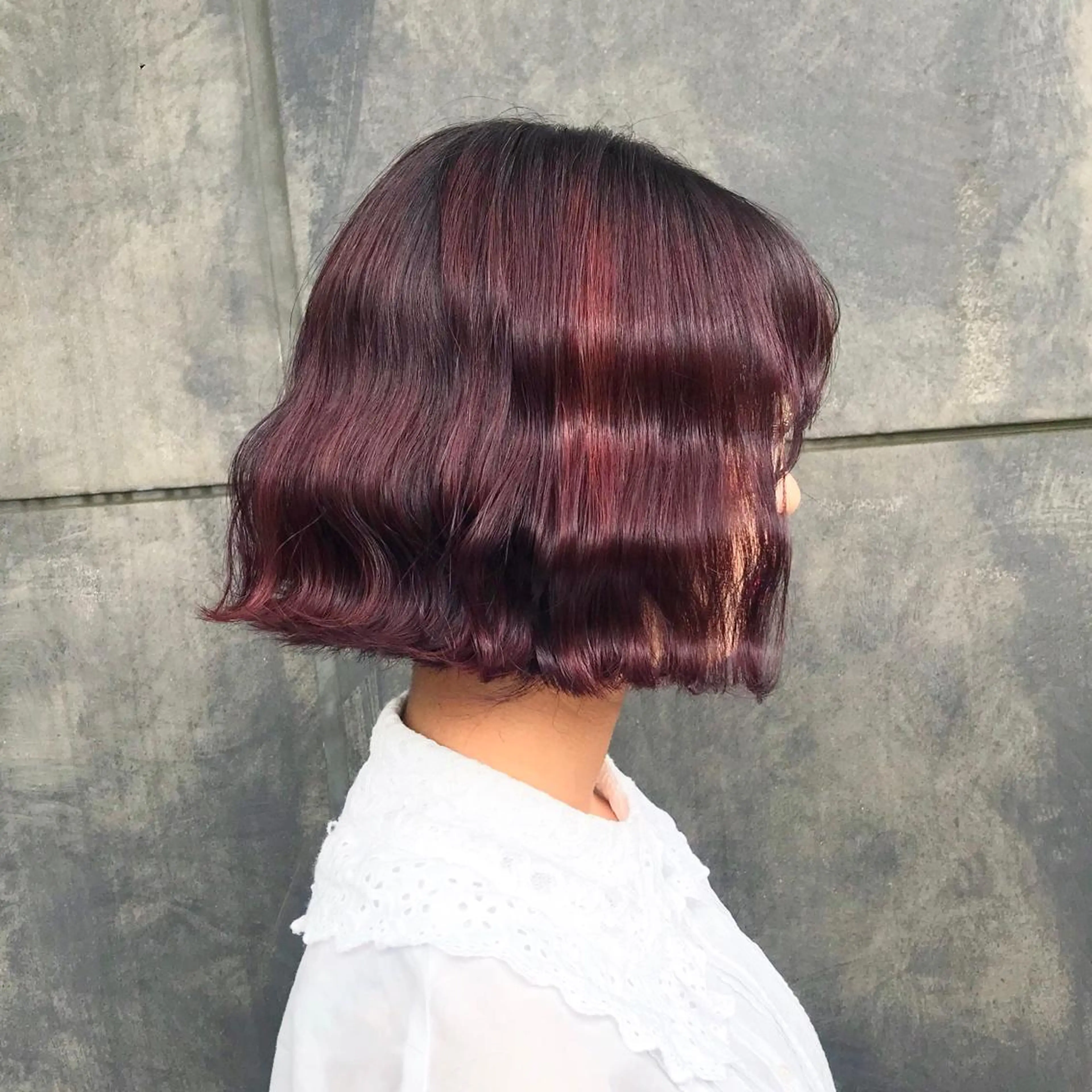 ショート カラー ブリーチ ピンクカラー バイオレットカラー タンバルモリ ムルギョル巻き サロウィン所属・K-POP好き美容師 🇰🇷Kai.Yのヘアスタイル