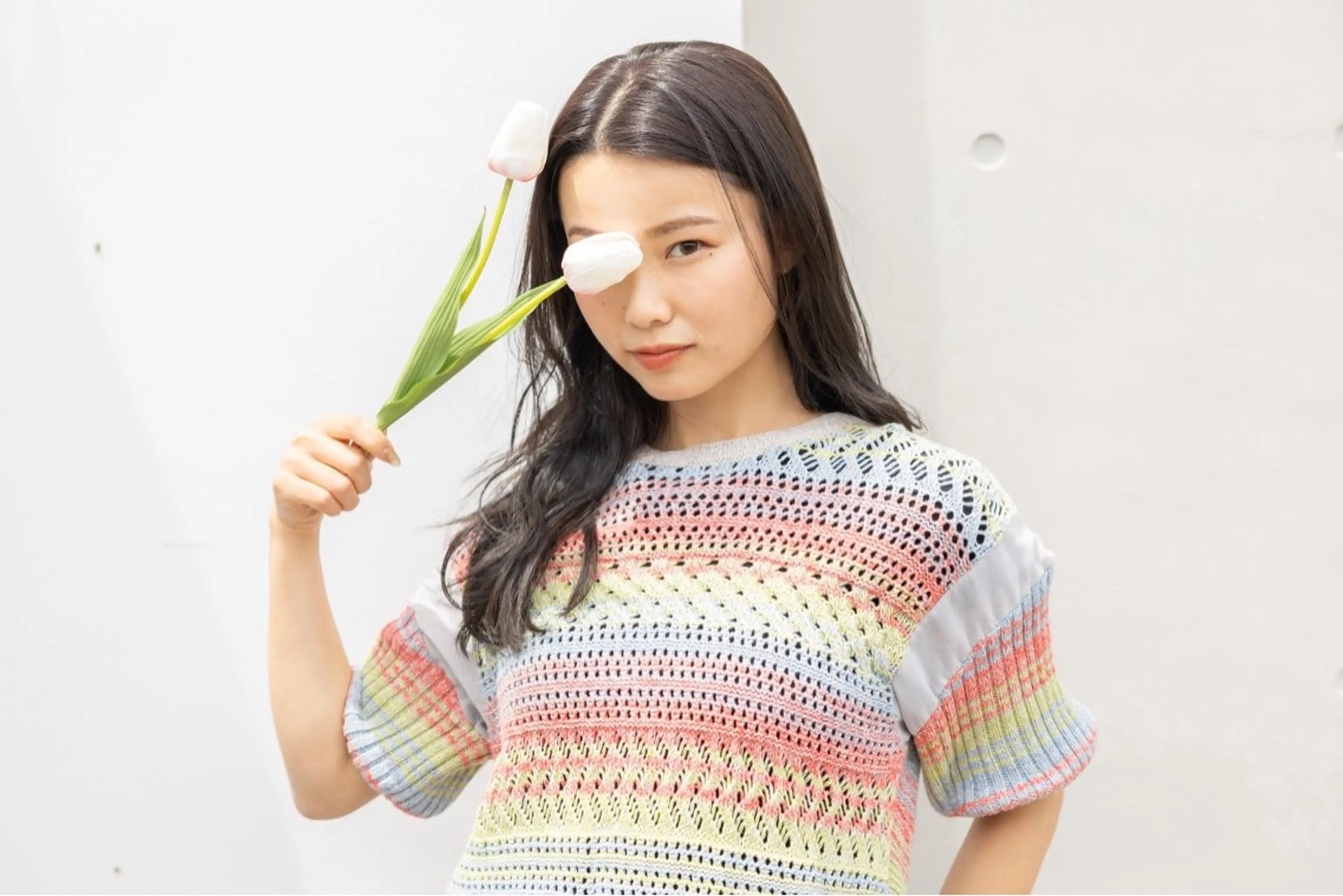 ロング カラー グレージュ オリーブグレージュ オリーブグレー ヘアカラー トリートメント 暖色･似合わせカラー (廣石沙英🎀)のヘアスタイル