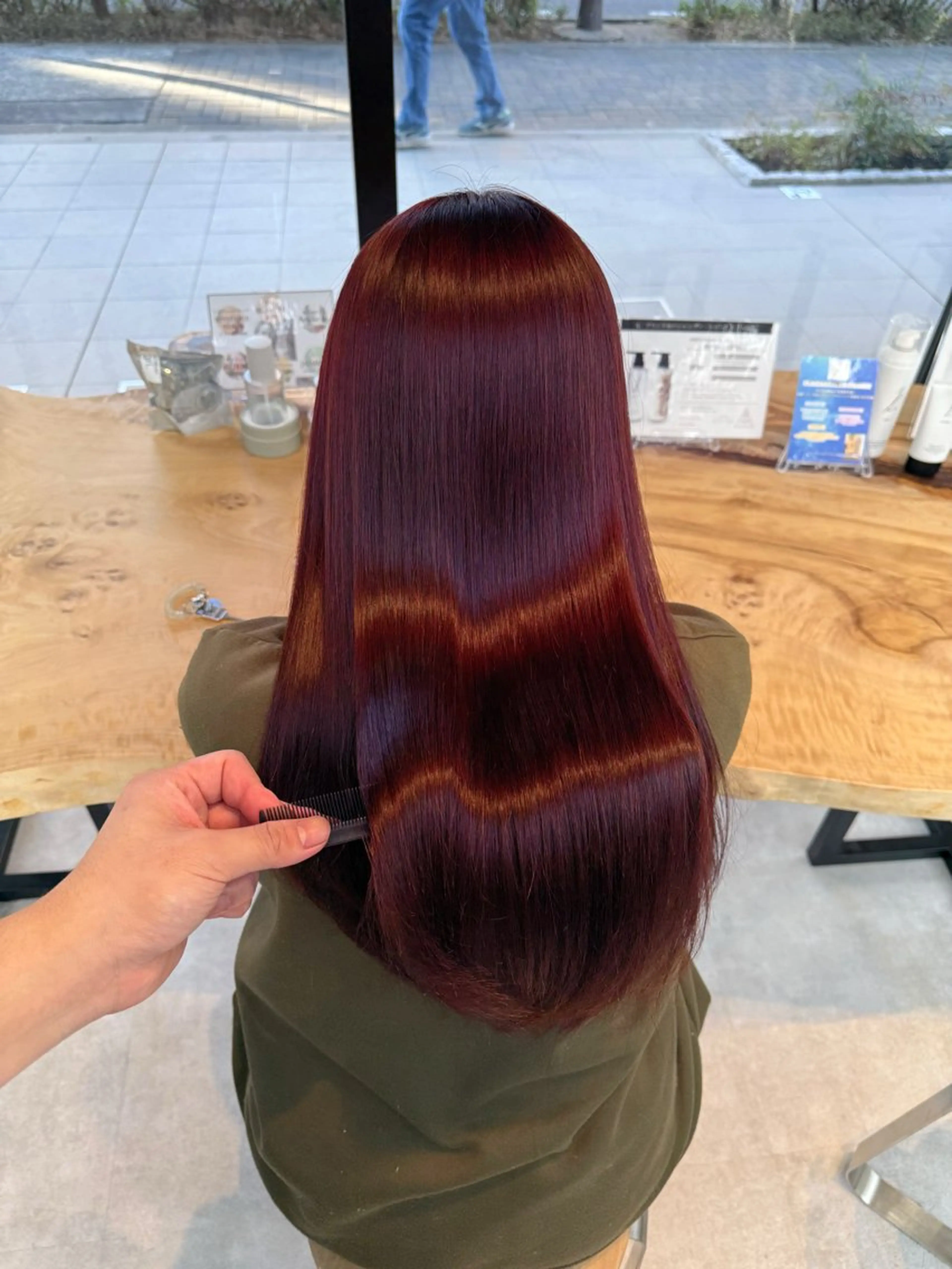 【学生様限定価格‼️】自然な艶髪に仕上がる🌱‬縮毛矯正+トリートメントの写真