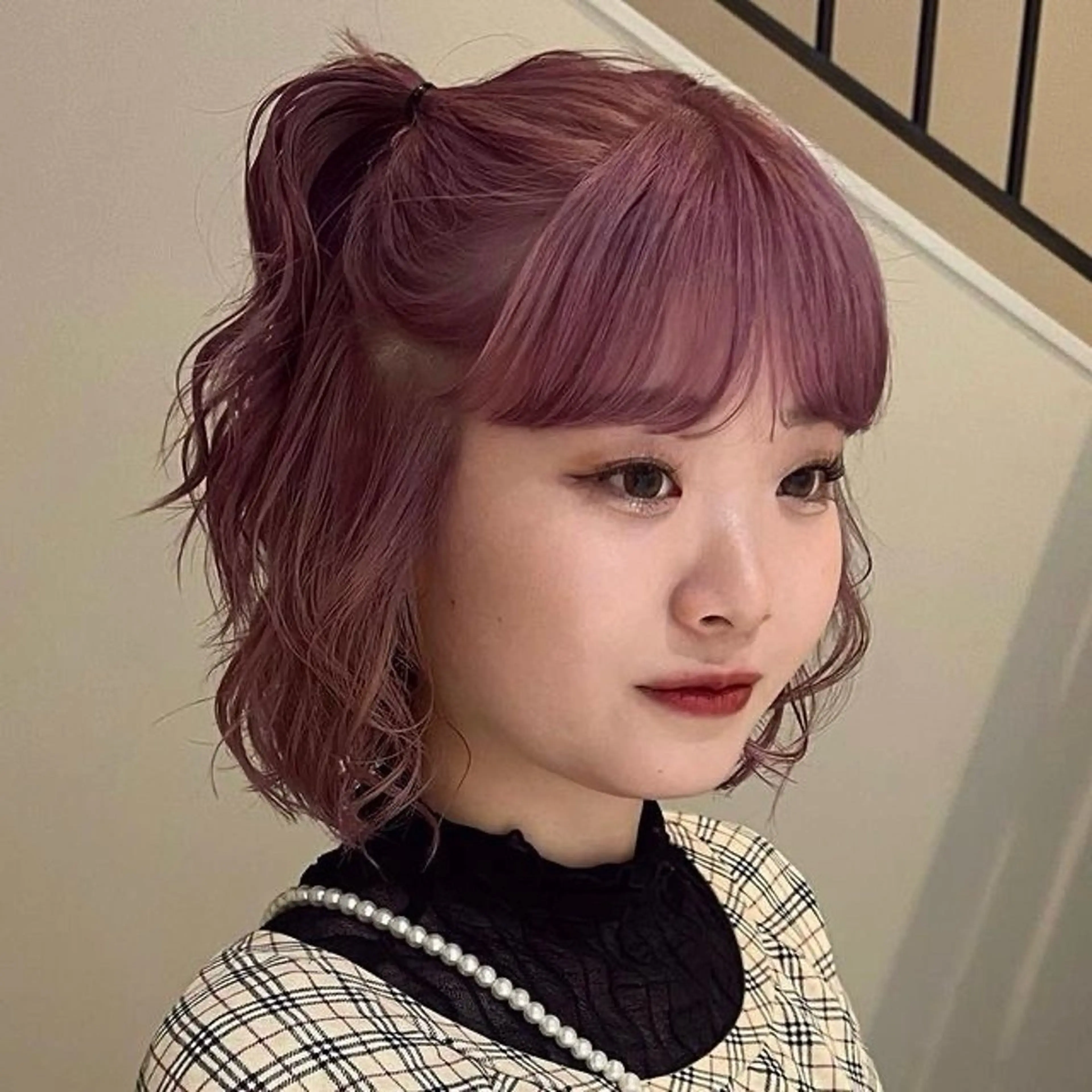 カラー ブリーチ ピンクカラー FILMS /香楓のヘアスタイル