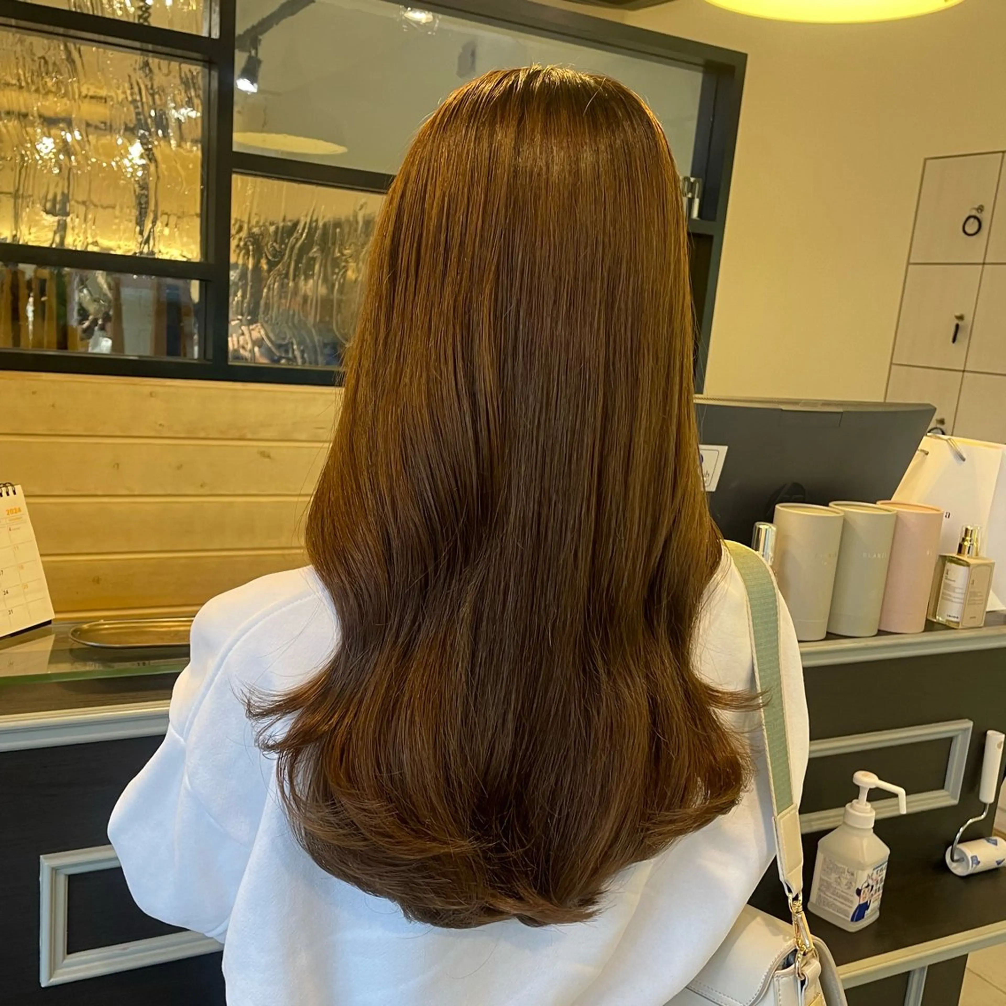 ロング カラー スナコザワ レナのヘアスタイル