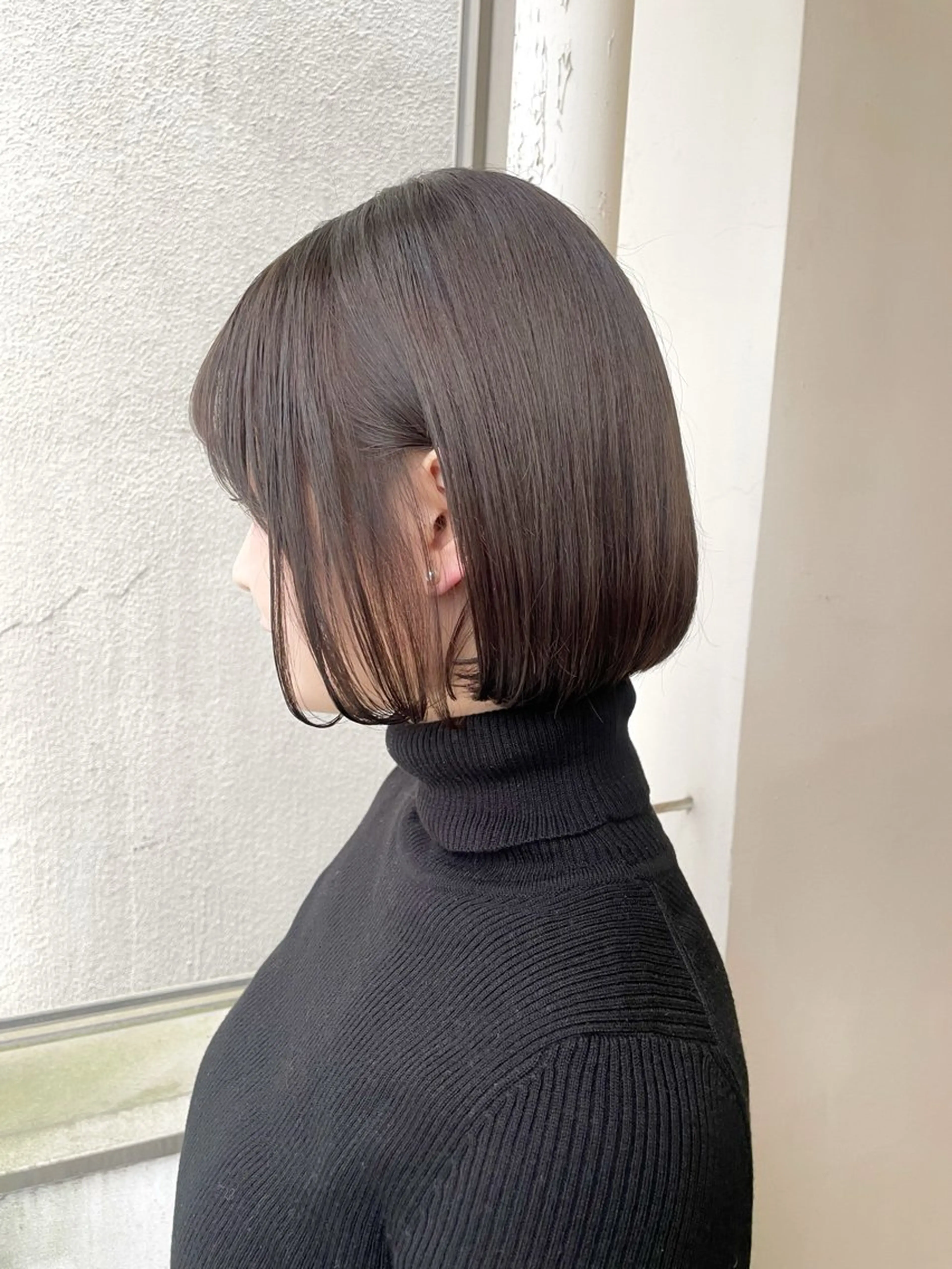 ショート カラー ブルーカラー ブルージュ 透明感カラー グレージュ オリーブグレージュ カット ヘアカラー トリートメント ヘッドスパ ヘアセット Hair Salon BOTTOMS所属・✨透明感ケアカラー✨ 長野ゆきなのヘアスタイル