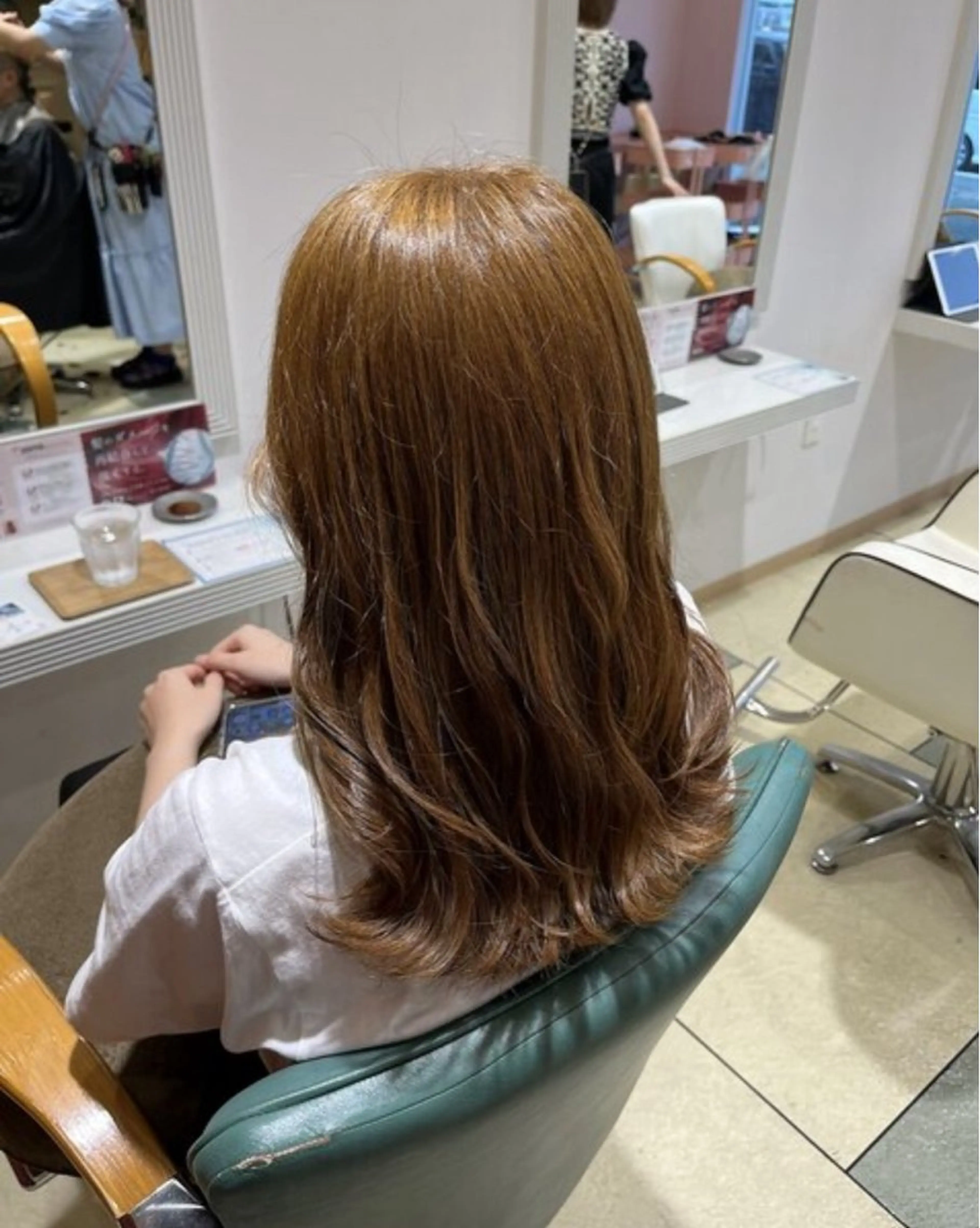 ロング カラー 透明感カラー/ くびれヘア/ユウユのヘアスタイル