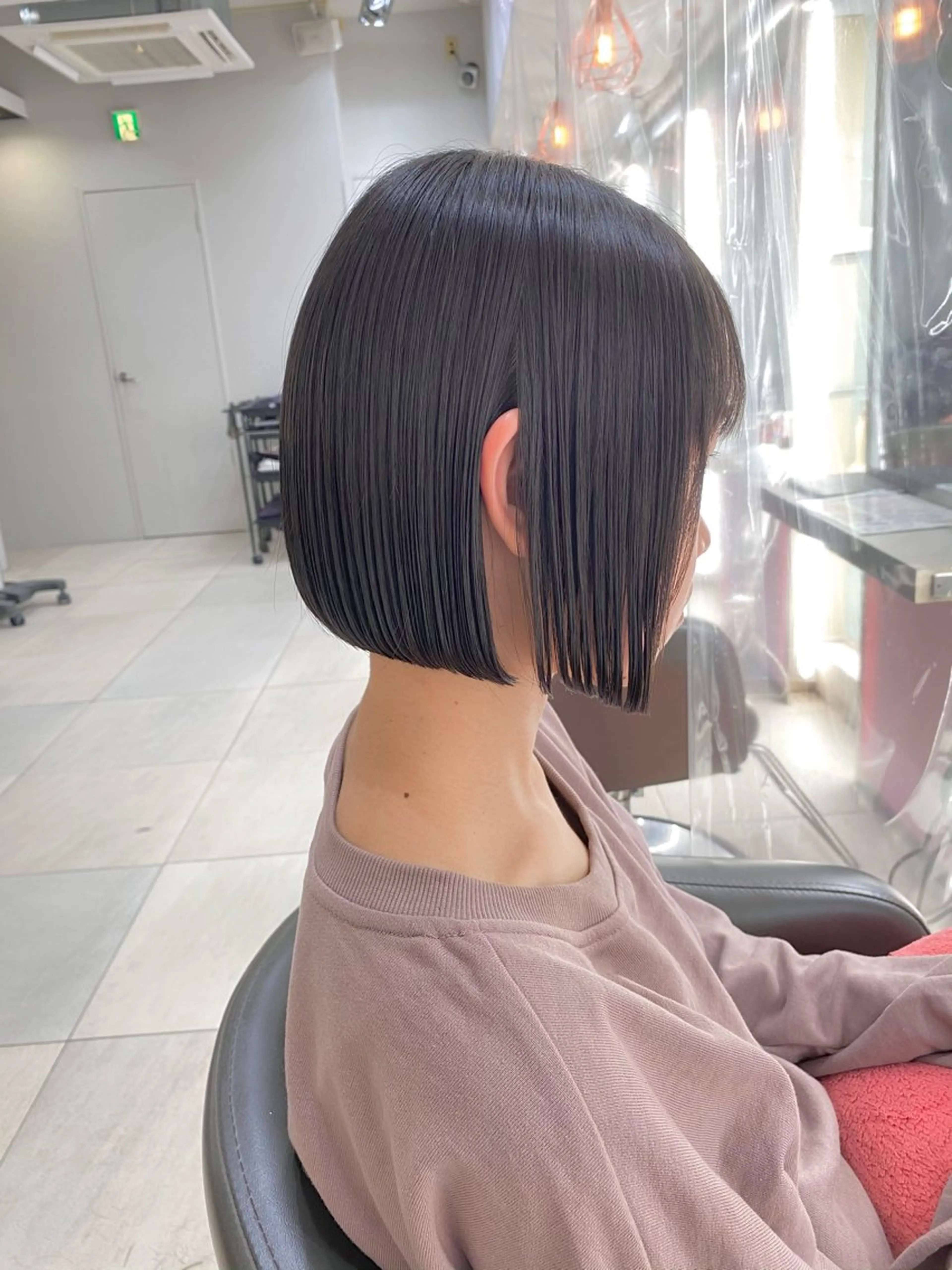 ショート カラー ボブ ボブ/レイヤー /植原健太のヘアスタイル