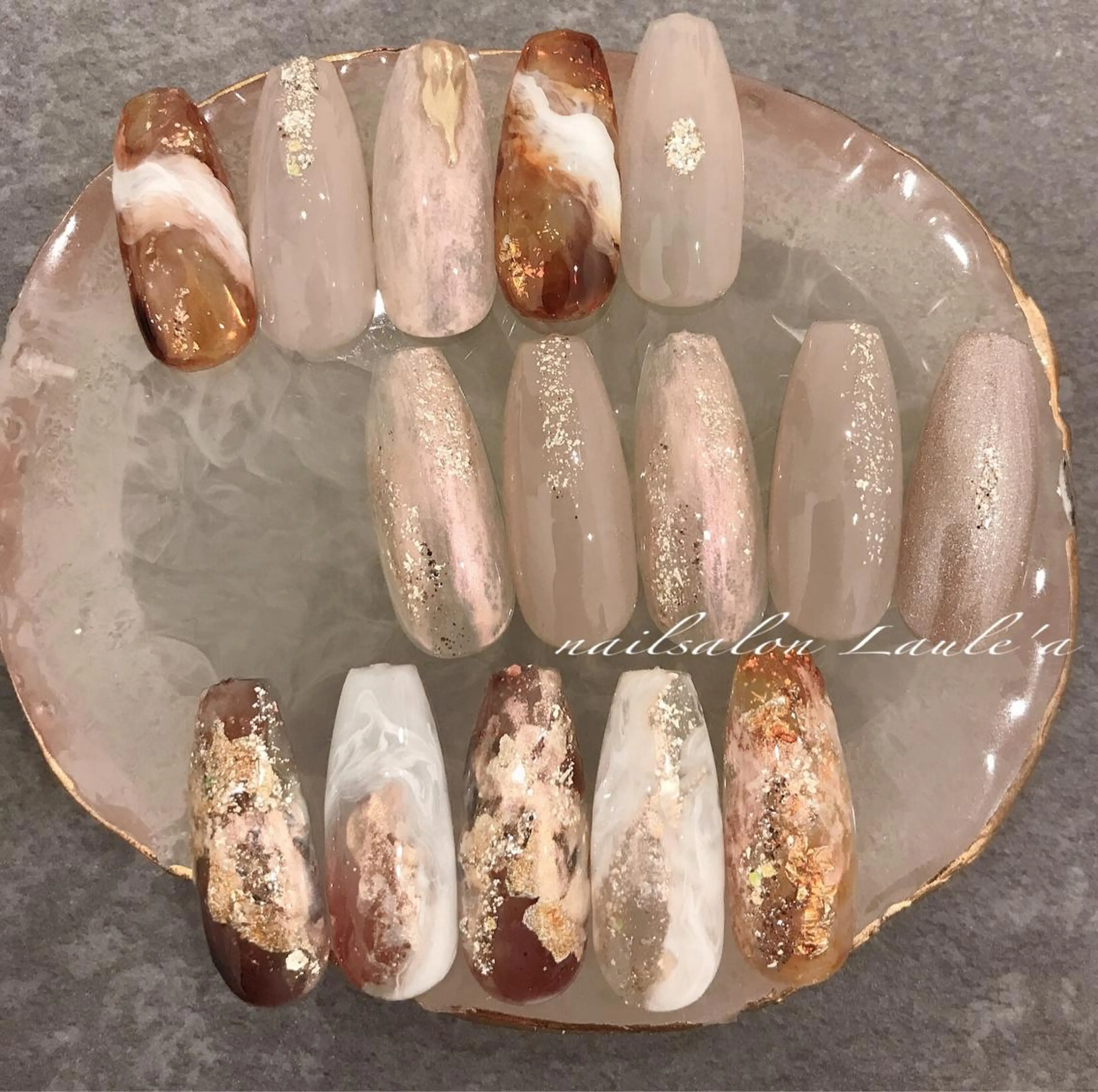 ネイル フットネイル nailsalon Laule'aのネイルデザイン