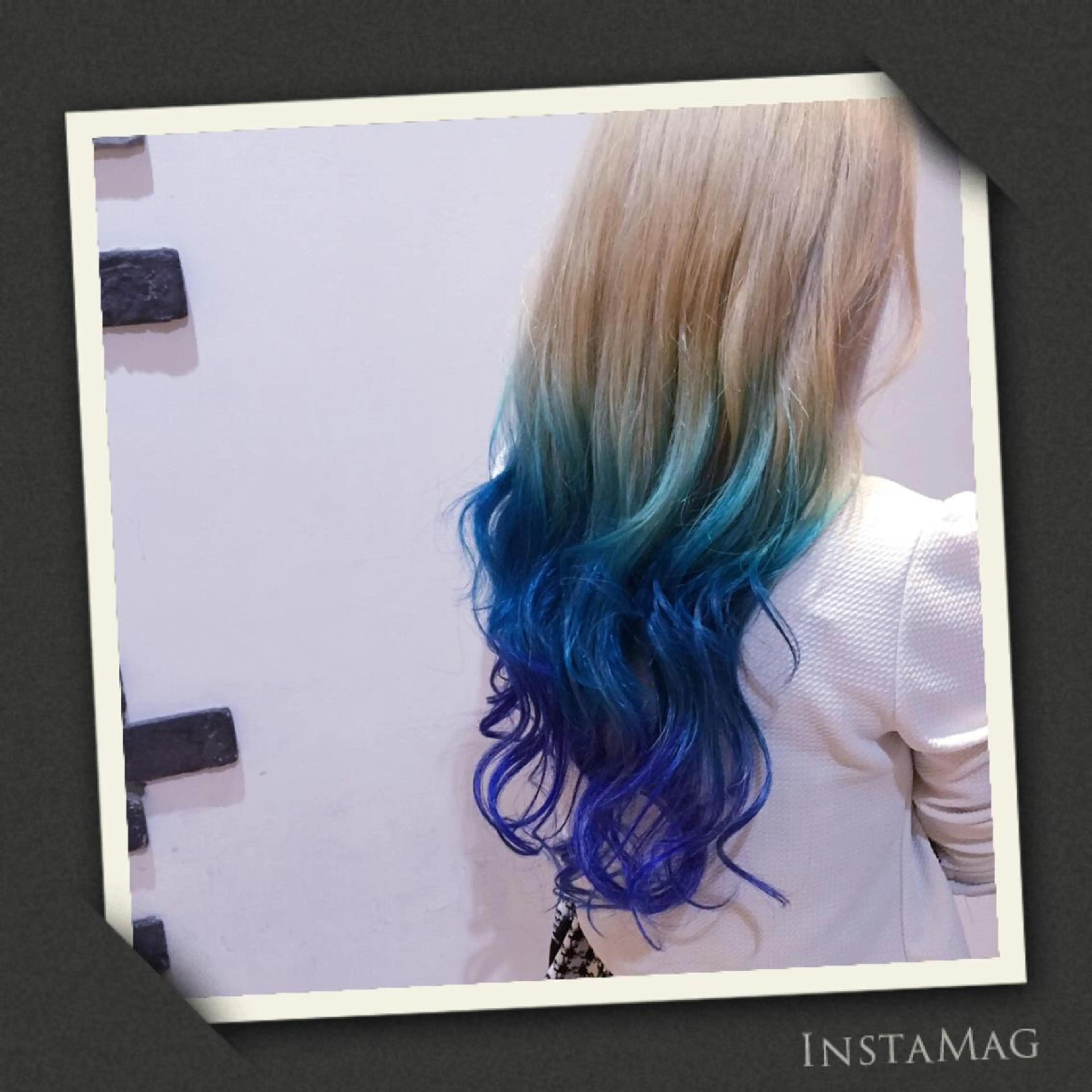 ロング カラー グラデーションカラー エクステ Hair mission【ヘアーミッション】心斎橋所属・エクステ／レイヤー 落合/心斎橋のヘアスタイル